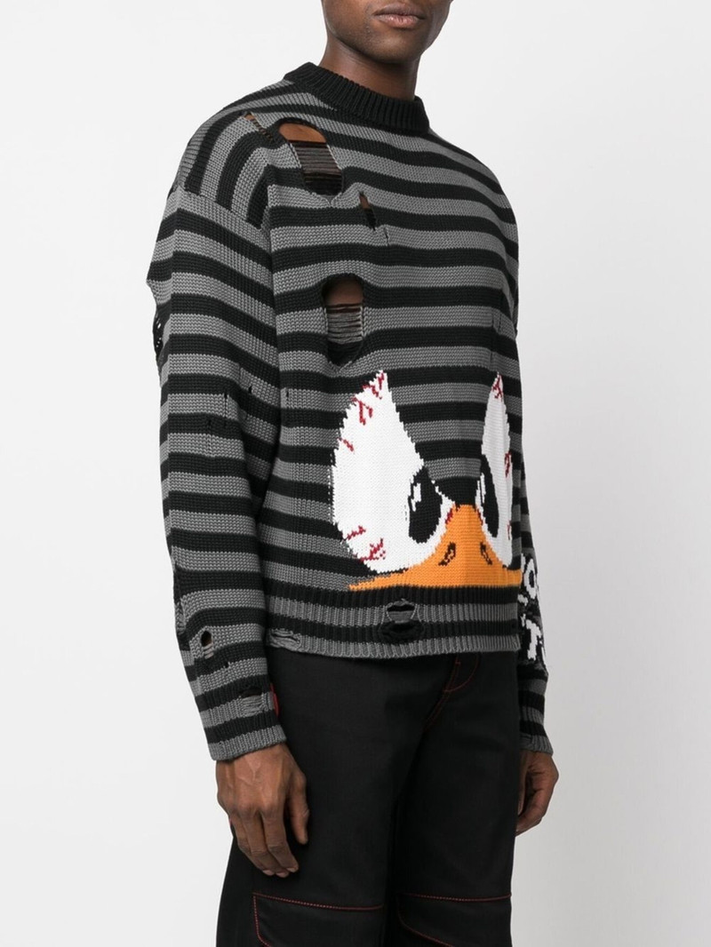 intarsia-knit striped jumper 3
