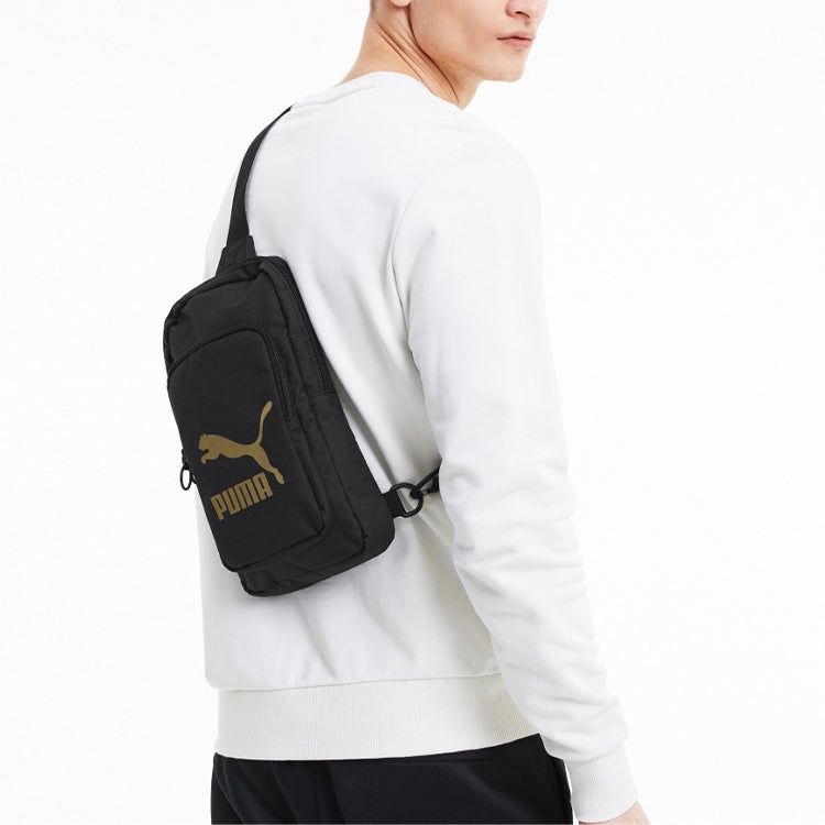 PUMA Originals X-bag Sling Bag 'Black Gold' 077441-01 - 3