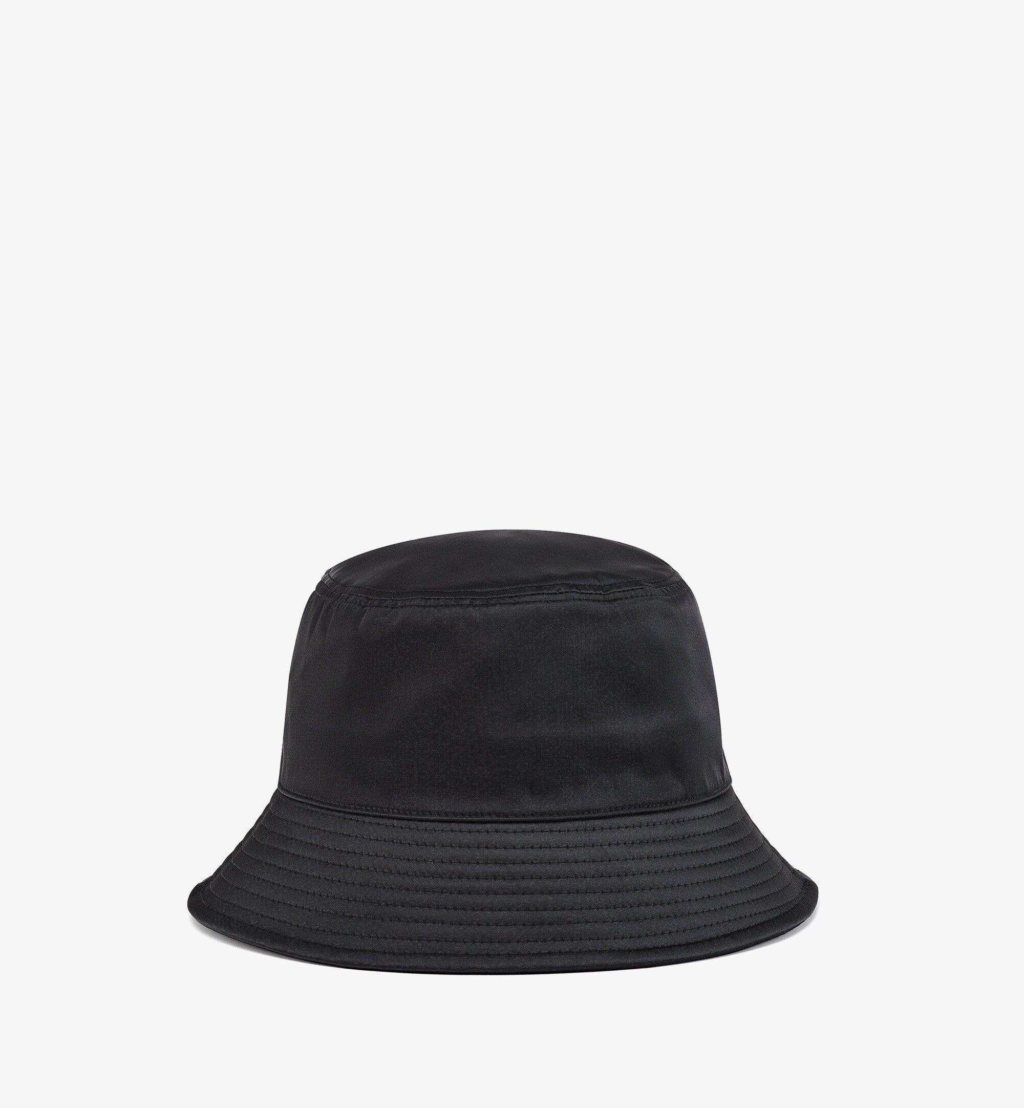Logo Embroidery Bucket Hat in Nylon Twill - 3