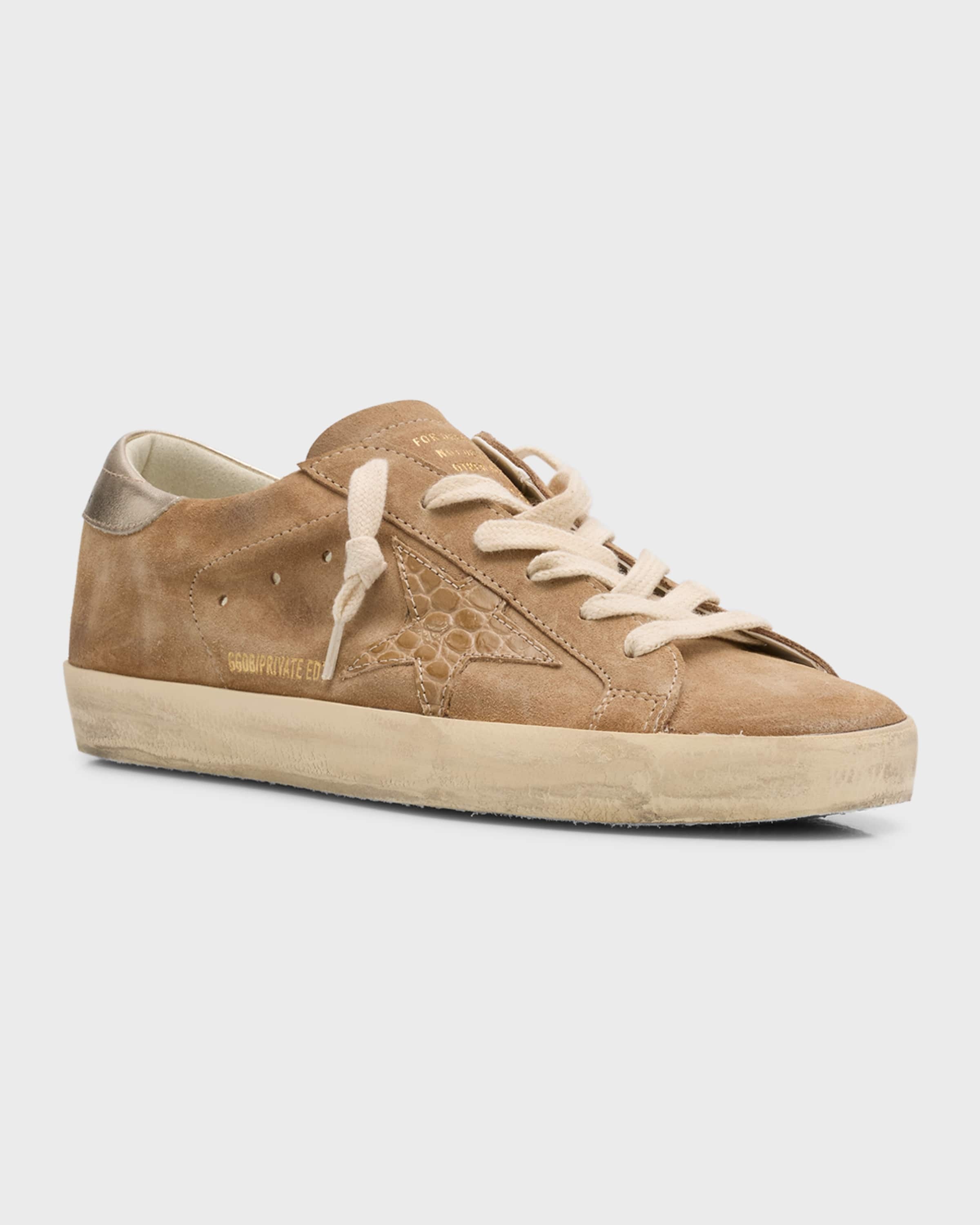 Superstar Mixed Leather Low-Top Sneakers - 3