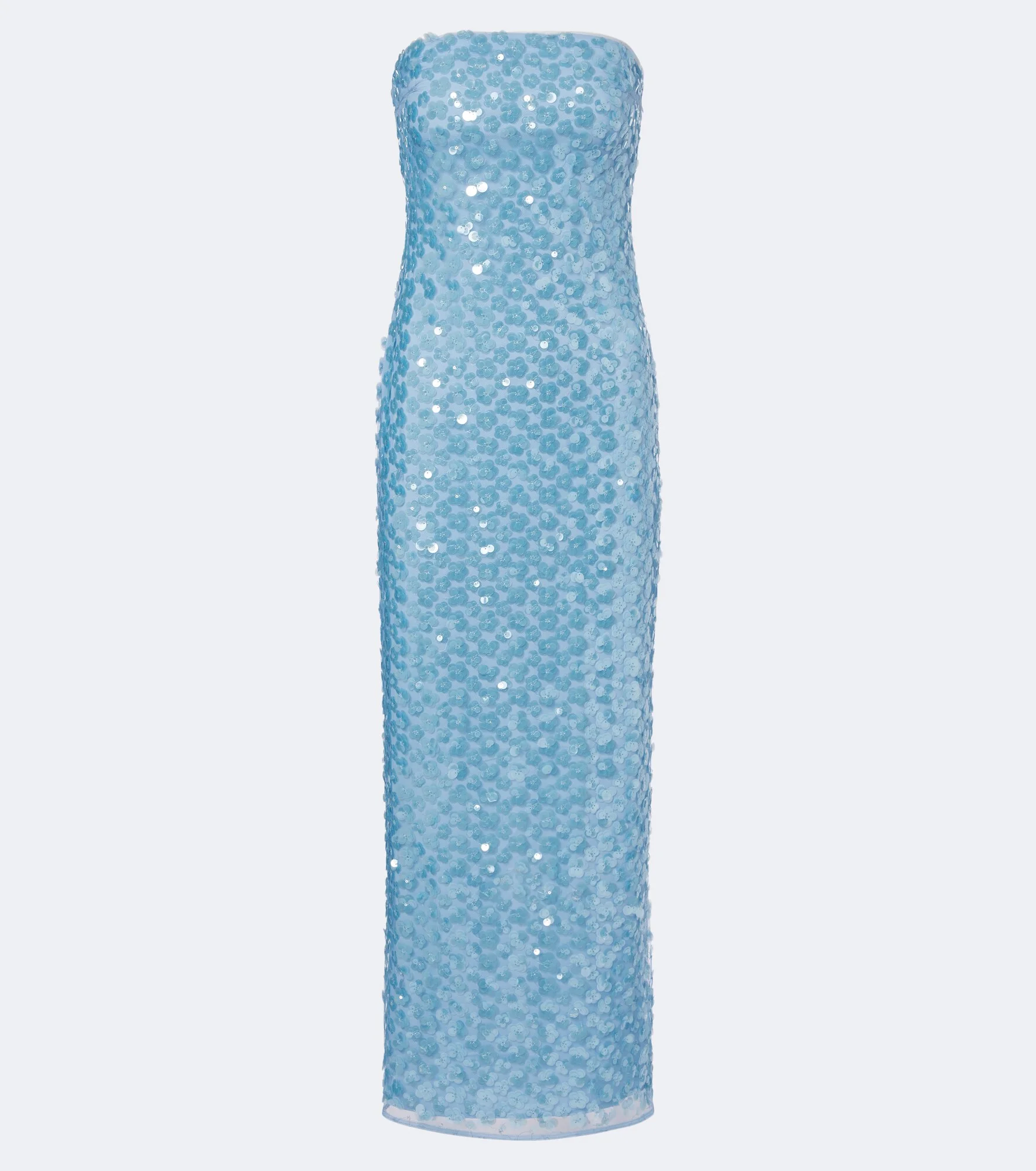 Sequined floral maxi dress - 1