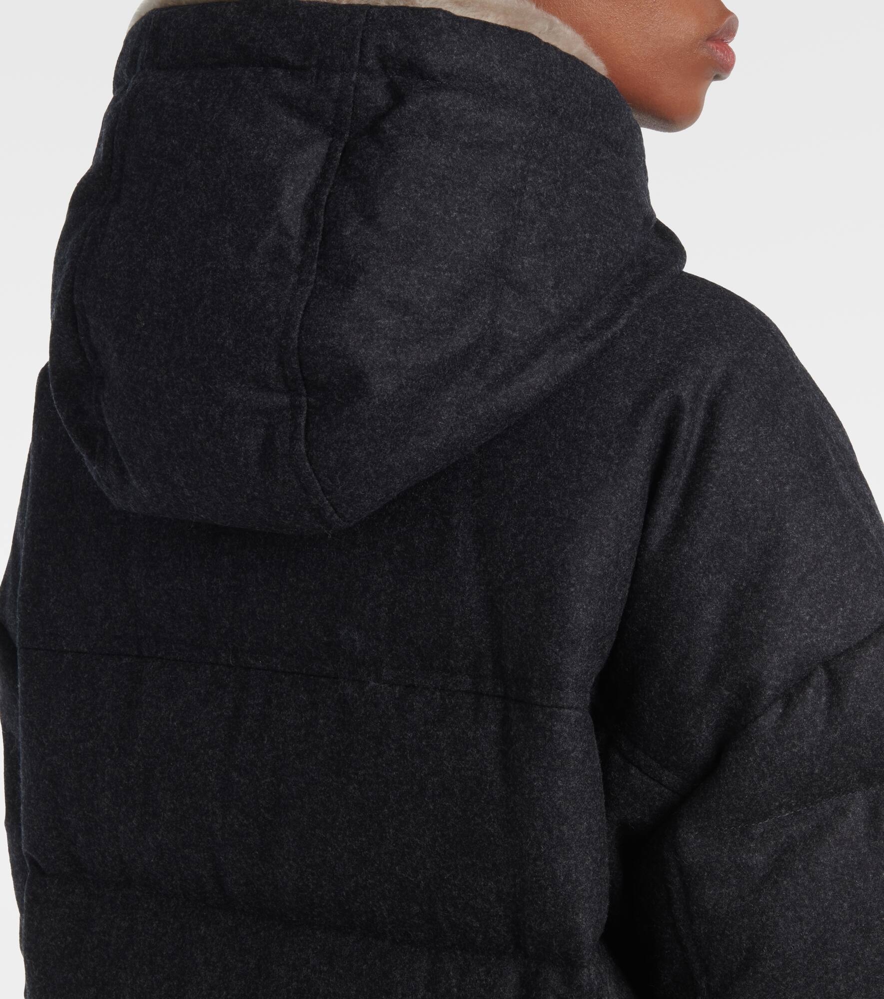Padded wool jacket - 6