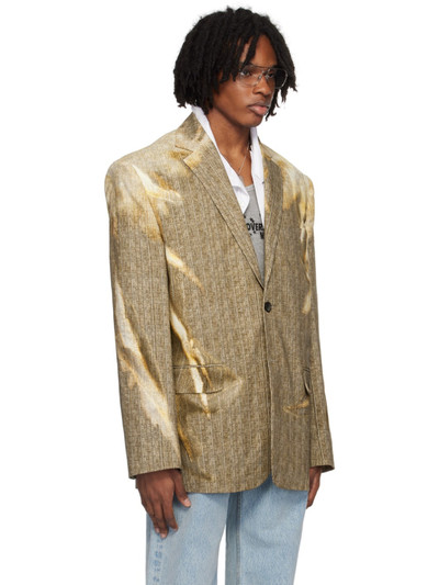 Y/Project Beige Sun Bleached Blazer outlook