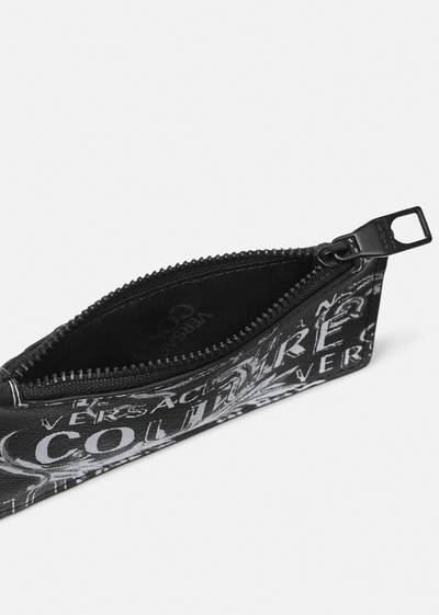 VERSACE JEANS COUTURE Logo Couture Zip Card Holder outlook