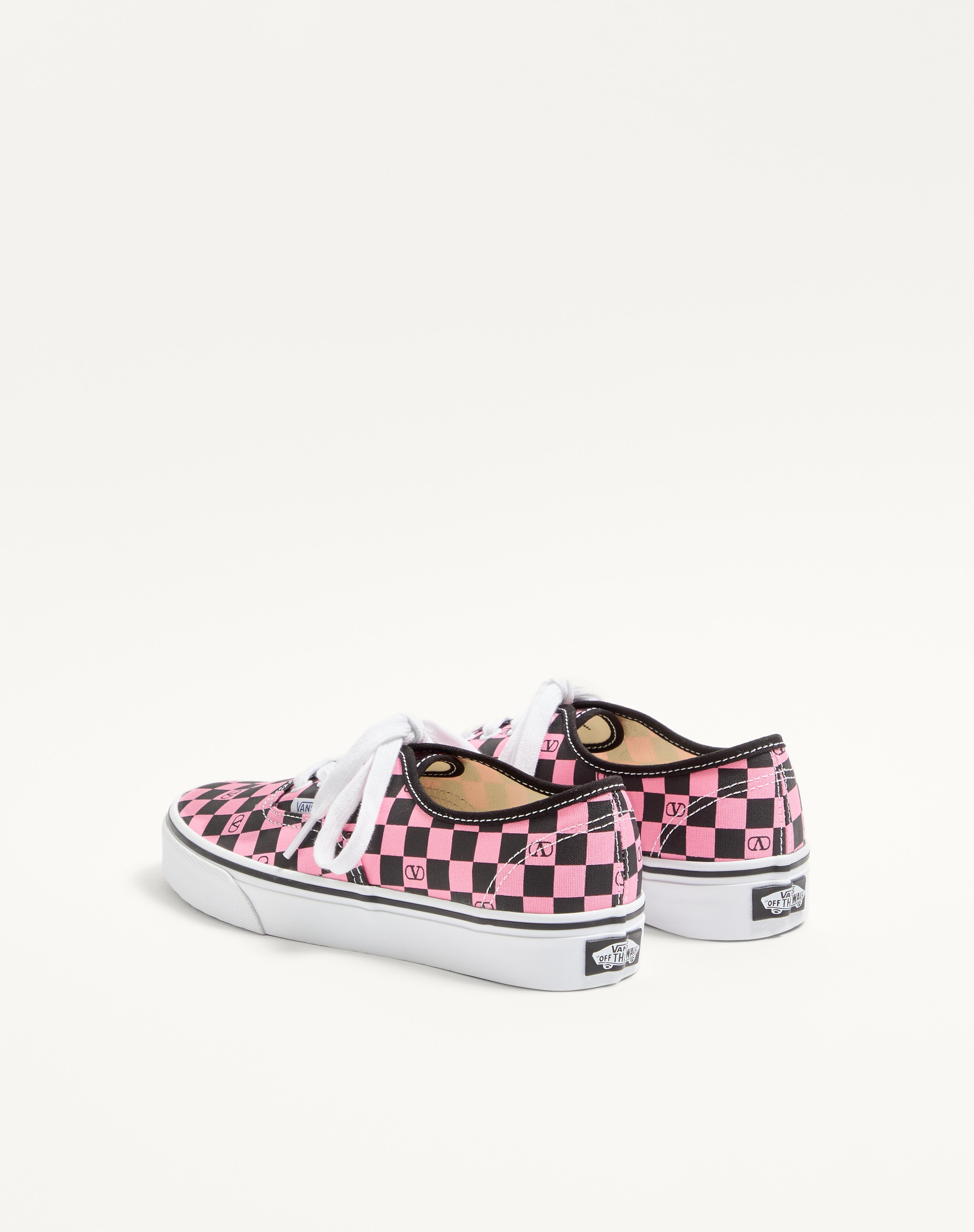 VALENTINO GARAVANI AND VANS LOW-TOP TRAINER IN FABRIC WITH VLOGO CHECKERBOARD PRINT - 6