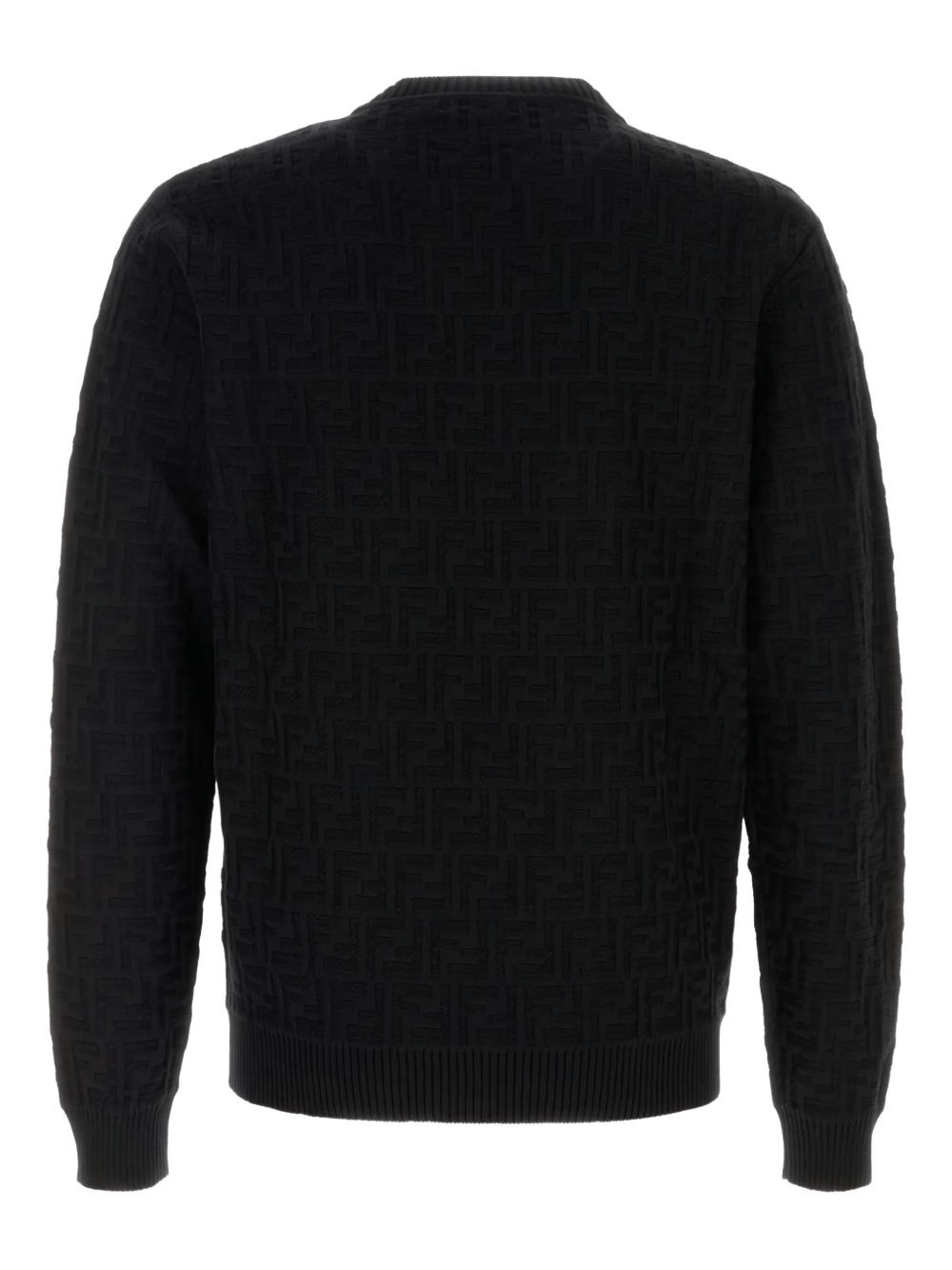 FF-pattern cotton sweater - 2