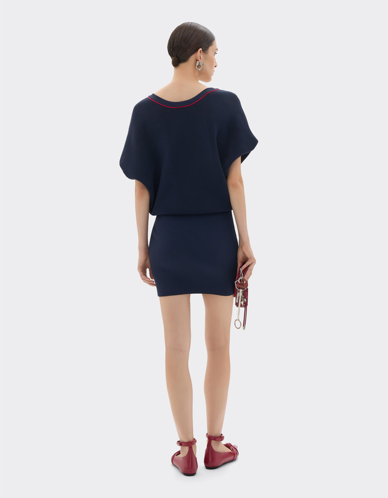 Short knit dress in Q-Cycle® 4