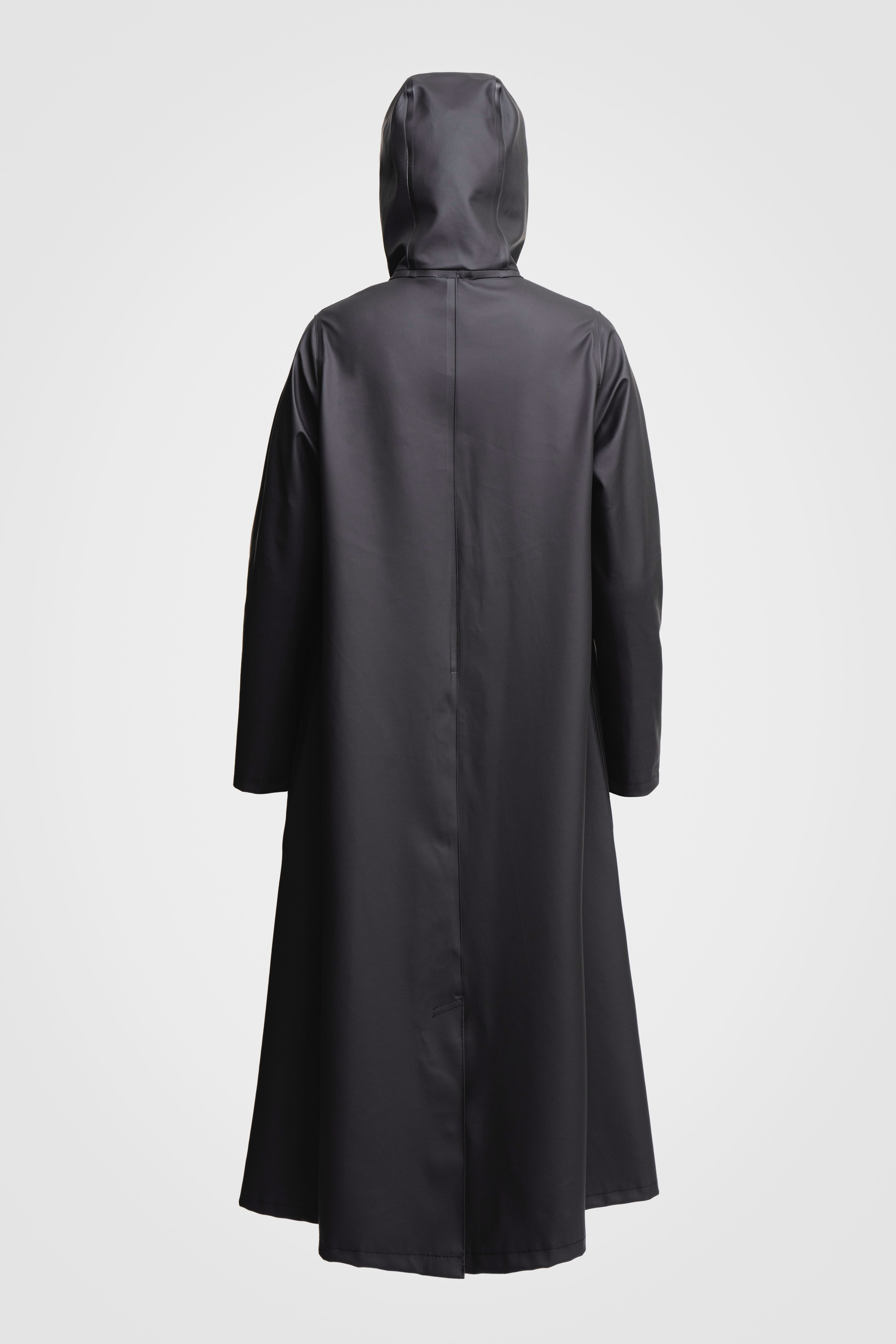 Mosebacke Long Raincoat Black - 8