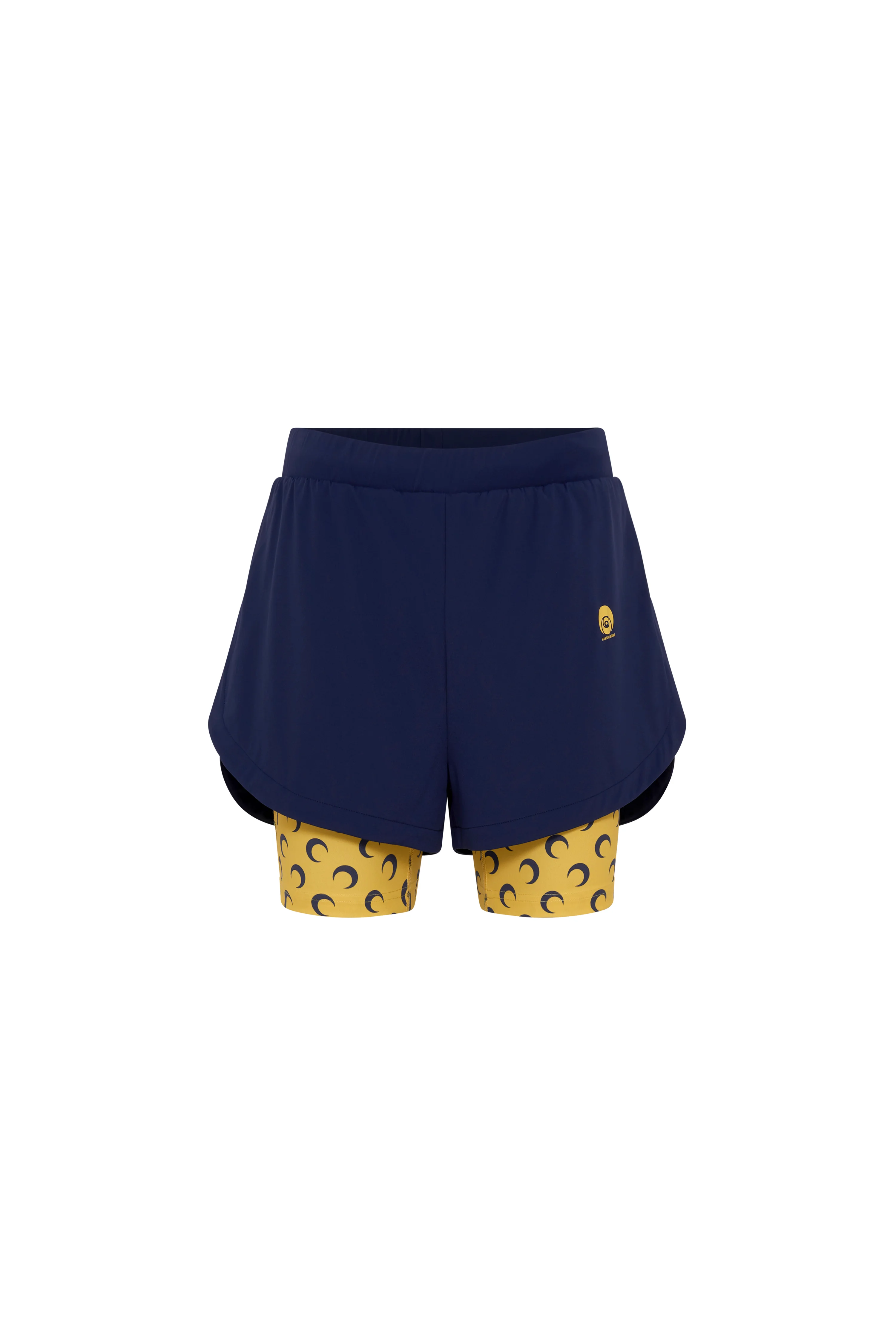 Athleisure shorts with moon inserts - 1