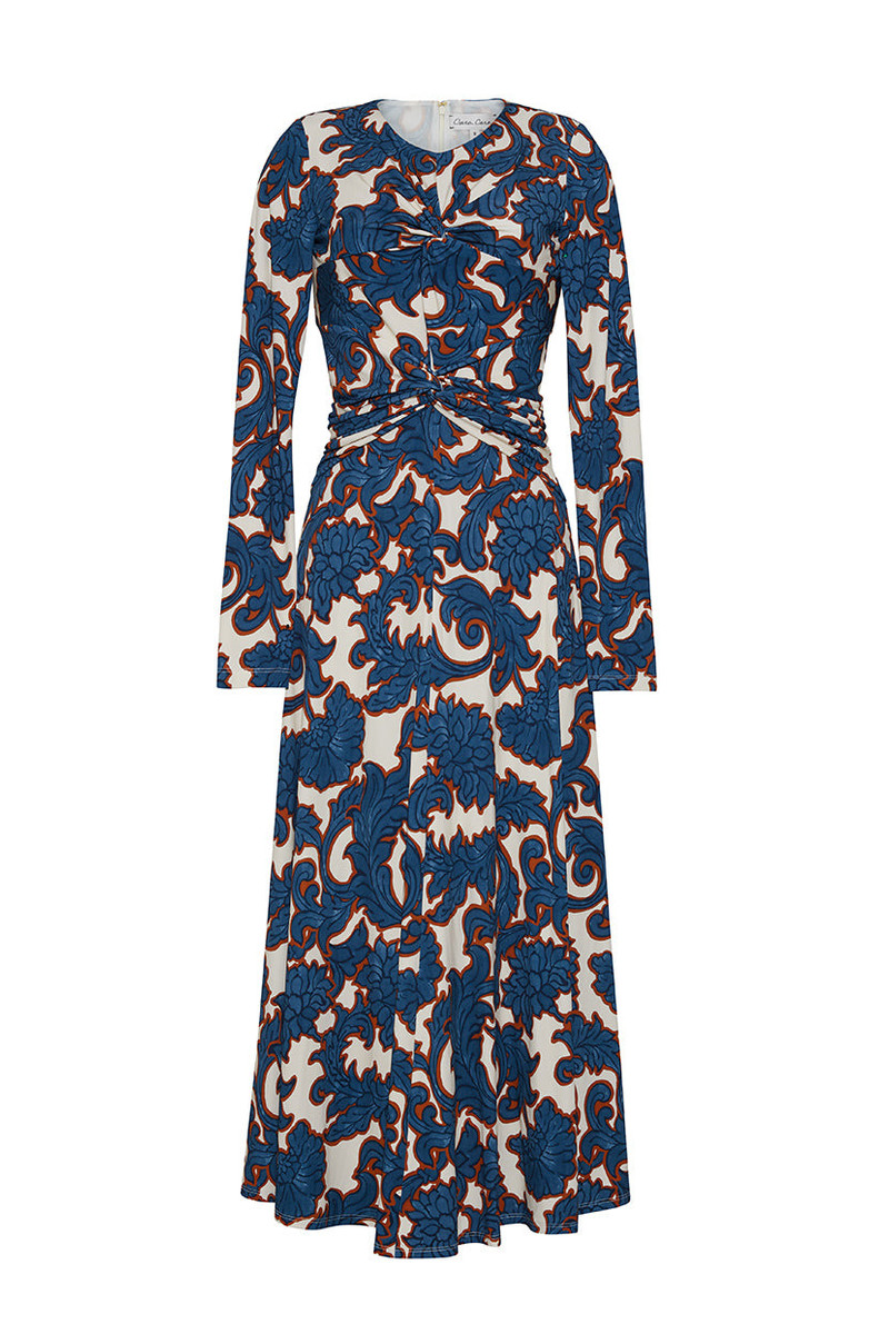 Alara Dress Knotted Front, Flowing Finish 1