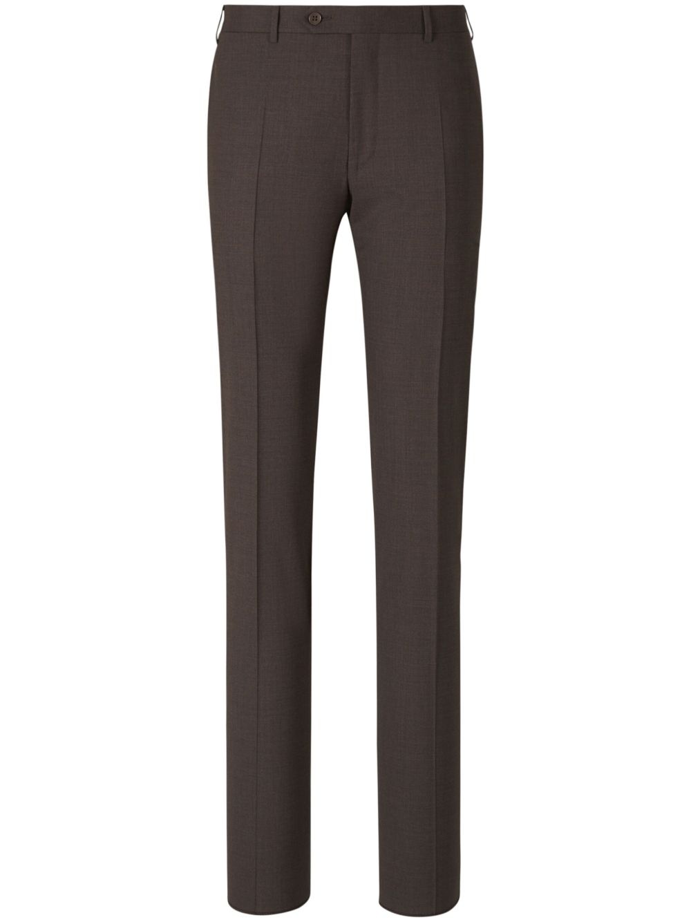creased tailored trousers - 1