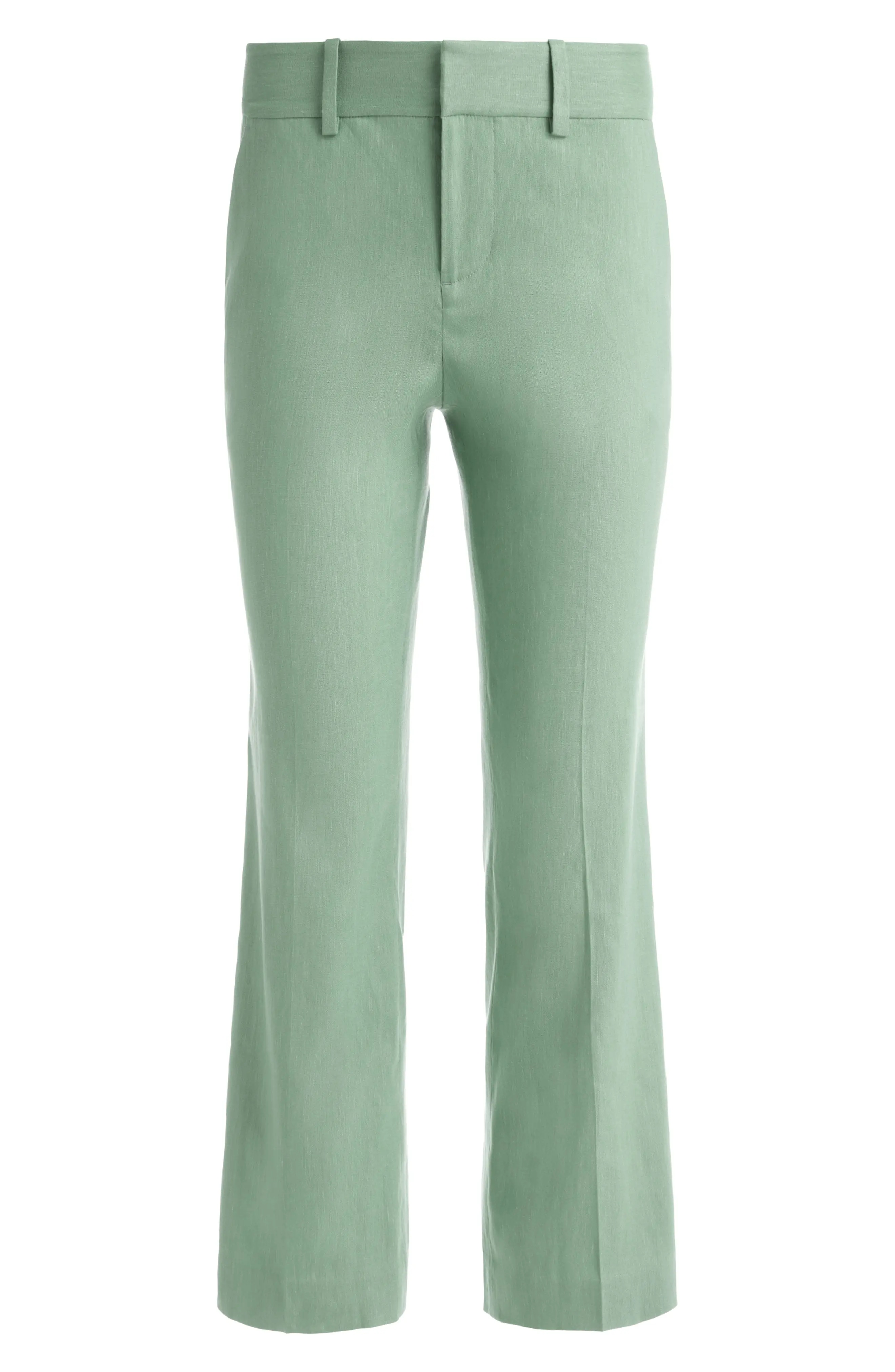 Janis Linen Blend Crop Flare Pants - 5