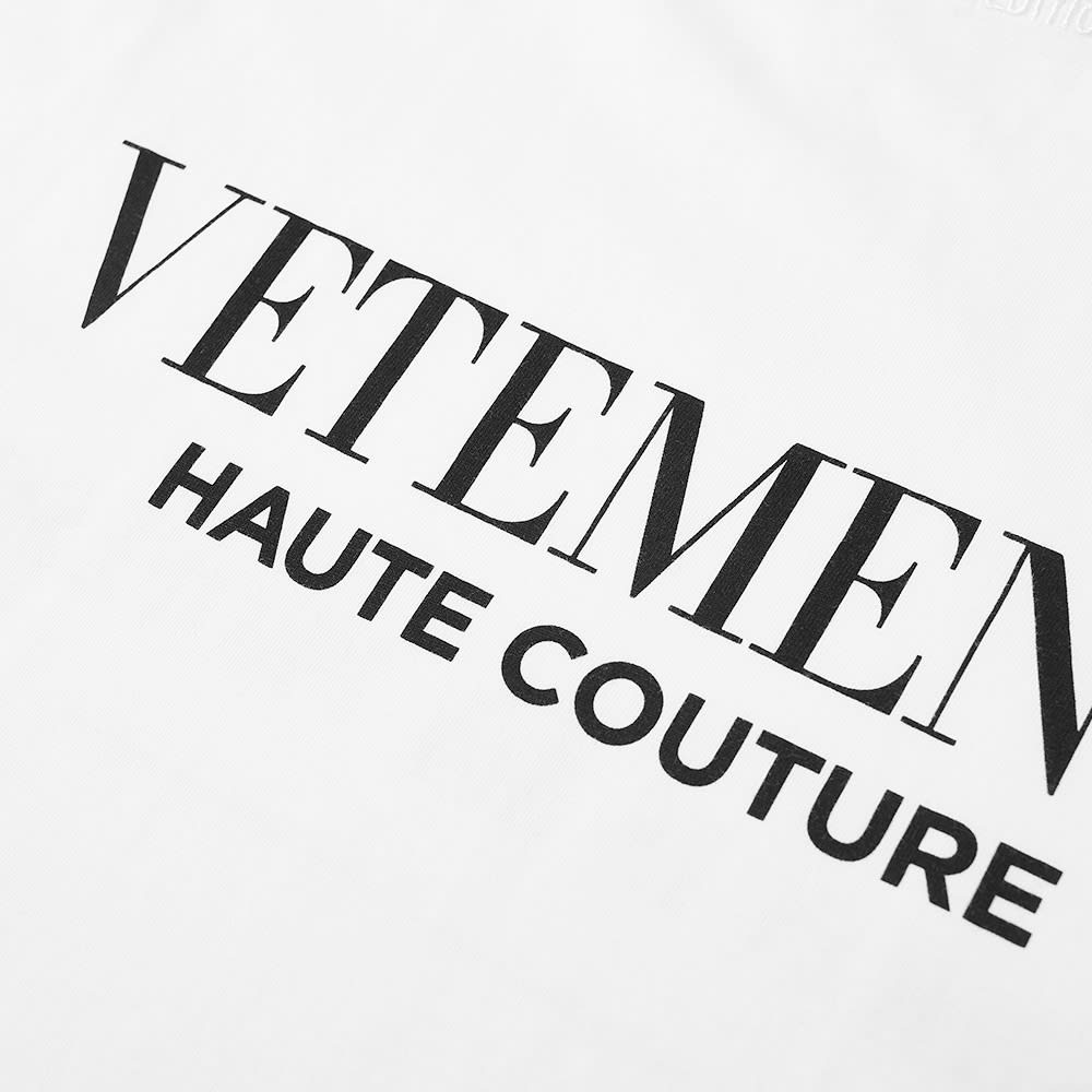 VETEMENTS Fashion Is My Profession Oversized Tee - 4