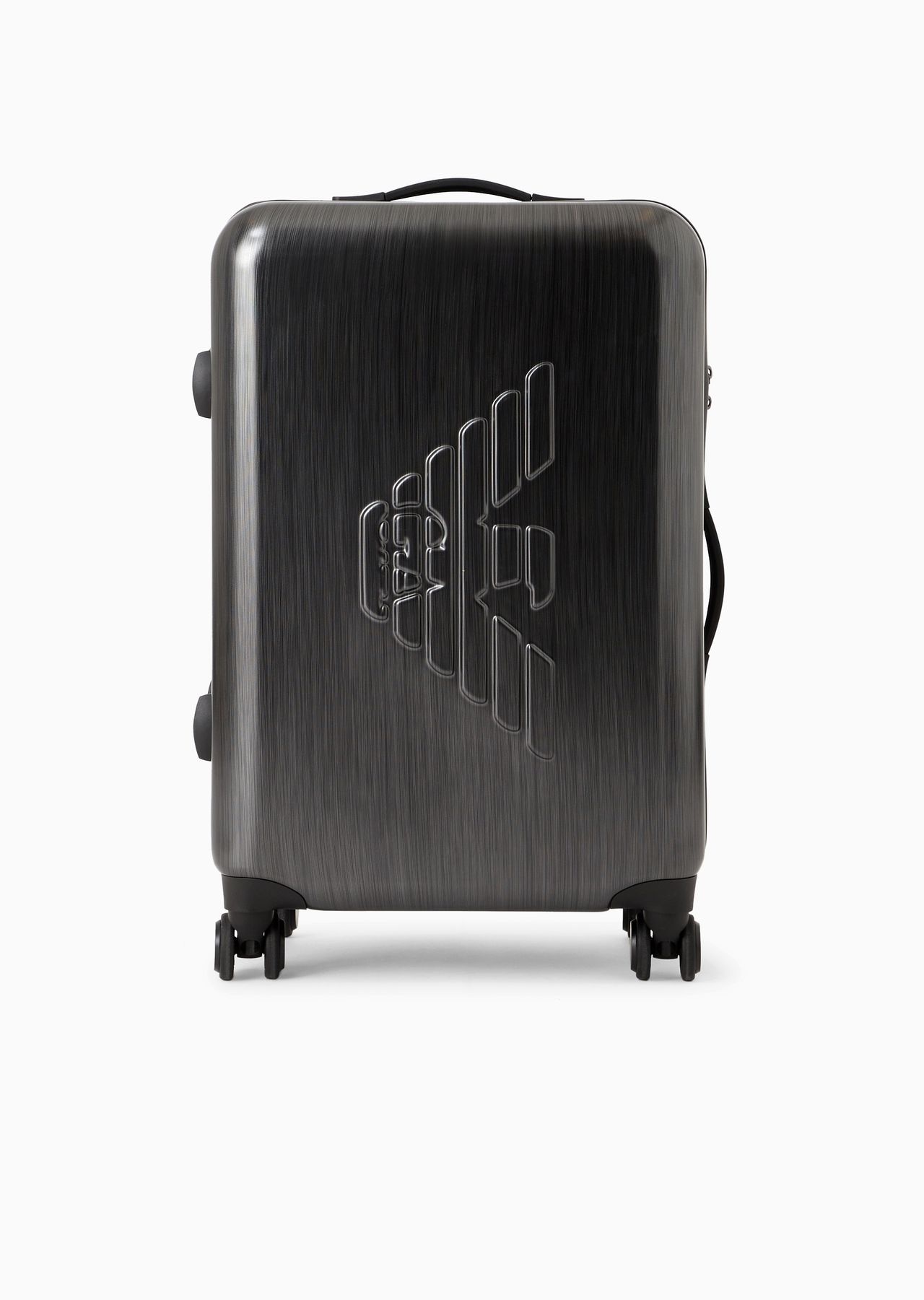 ABS medium trolley suitcase with oversized, embossed eagle - 1