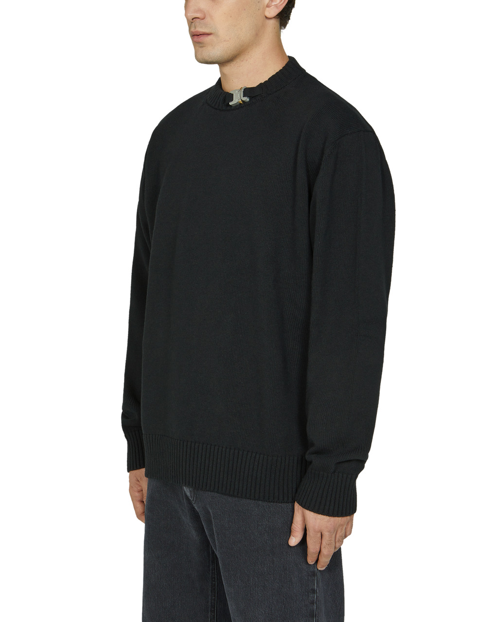 BUCKLE COLLAR CREWNECK - 6