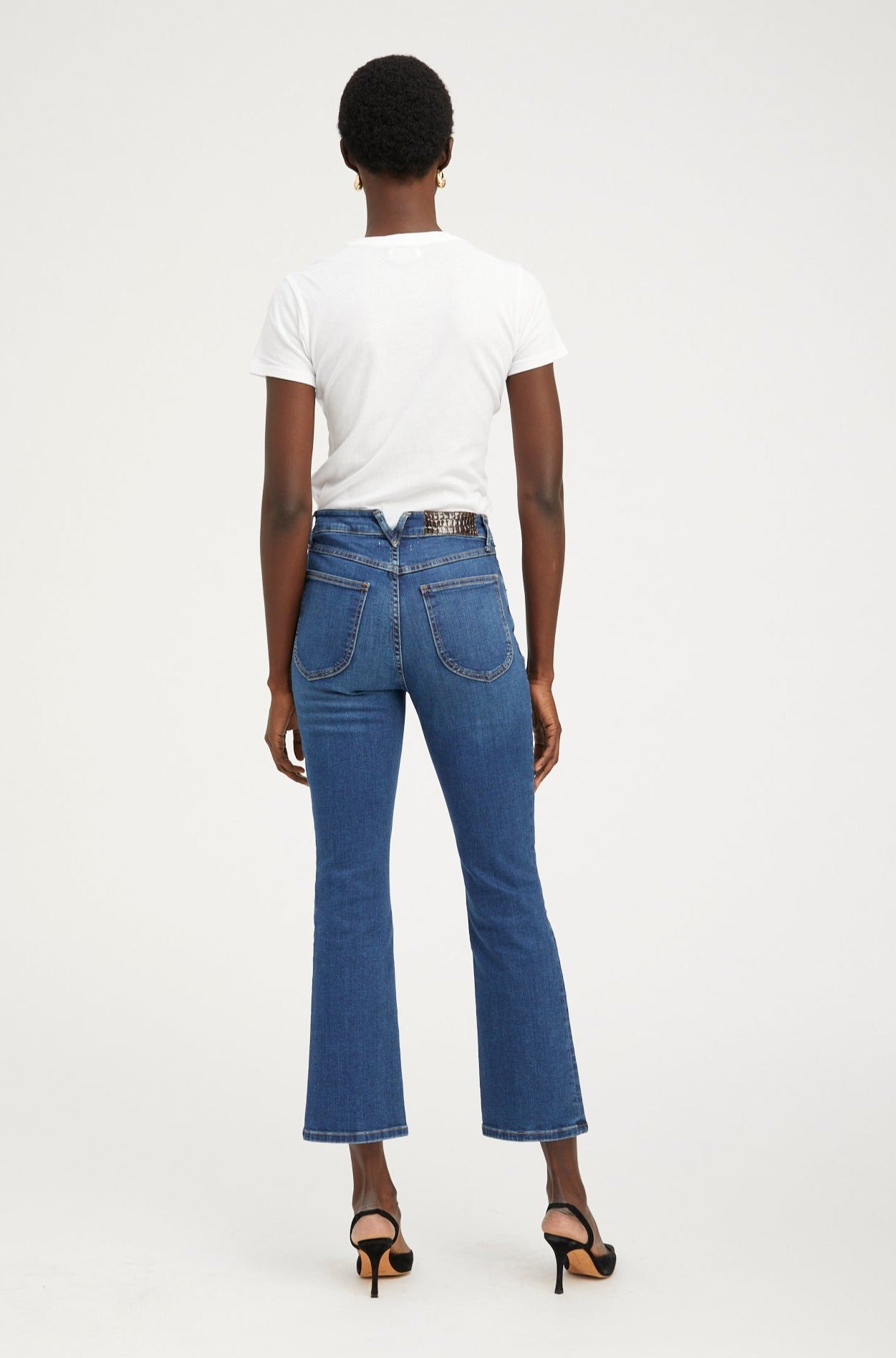 GABRIELLE ANKLE FLARE DENIM - 4