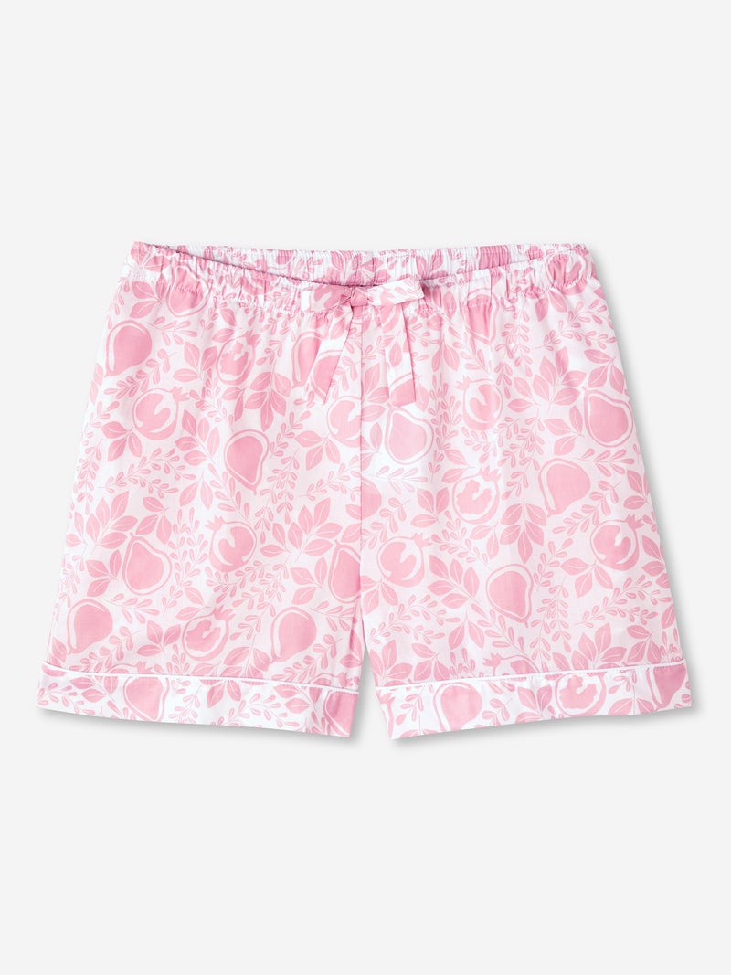 Women's Lounge Shorts Nelson 89 Cotton Batiste Pink - 1