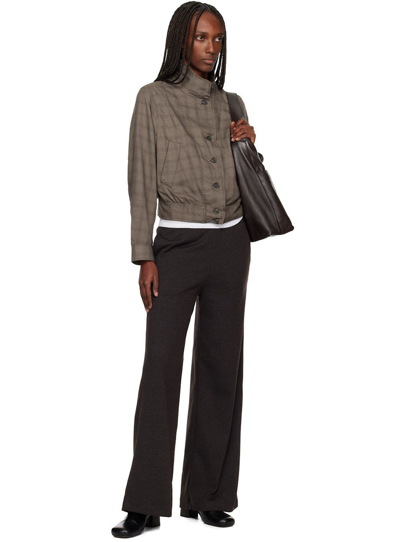 Our Legacy Brown Tuxedo Bomber Jacket outlook