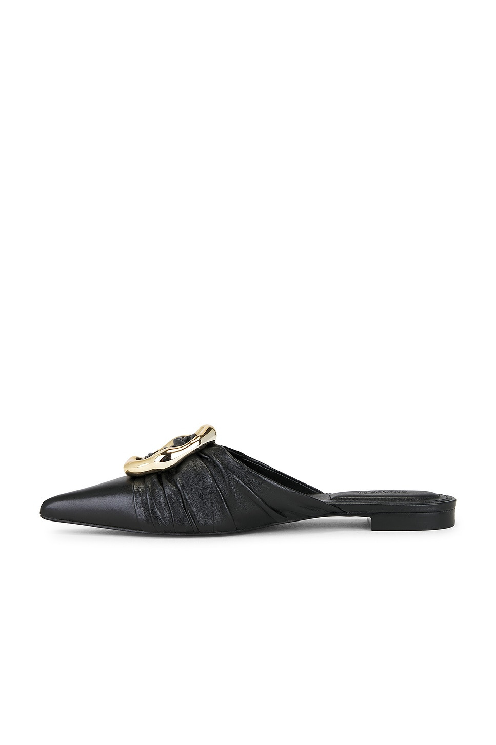 Belle Leather Pointed Toe Mule - 5