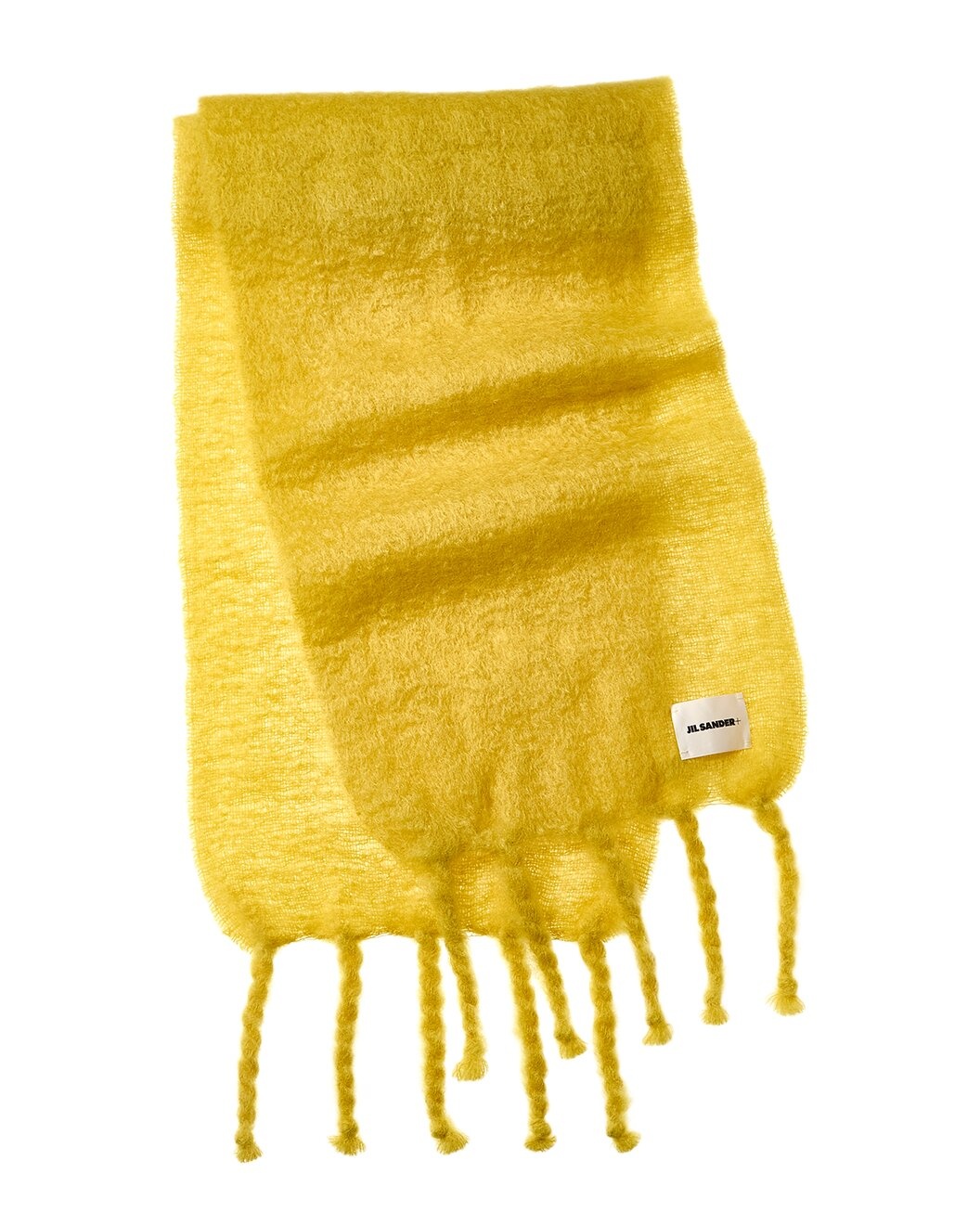 Jil Sander Logo Long Mohair & Wool-Blend Scarf - 2