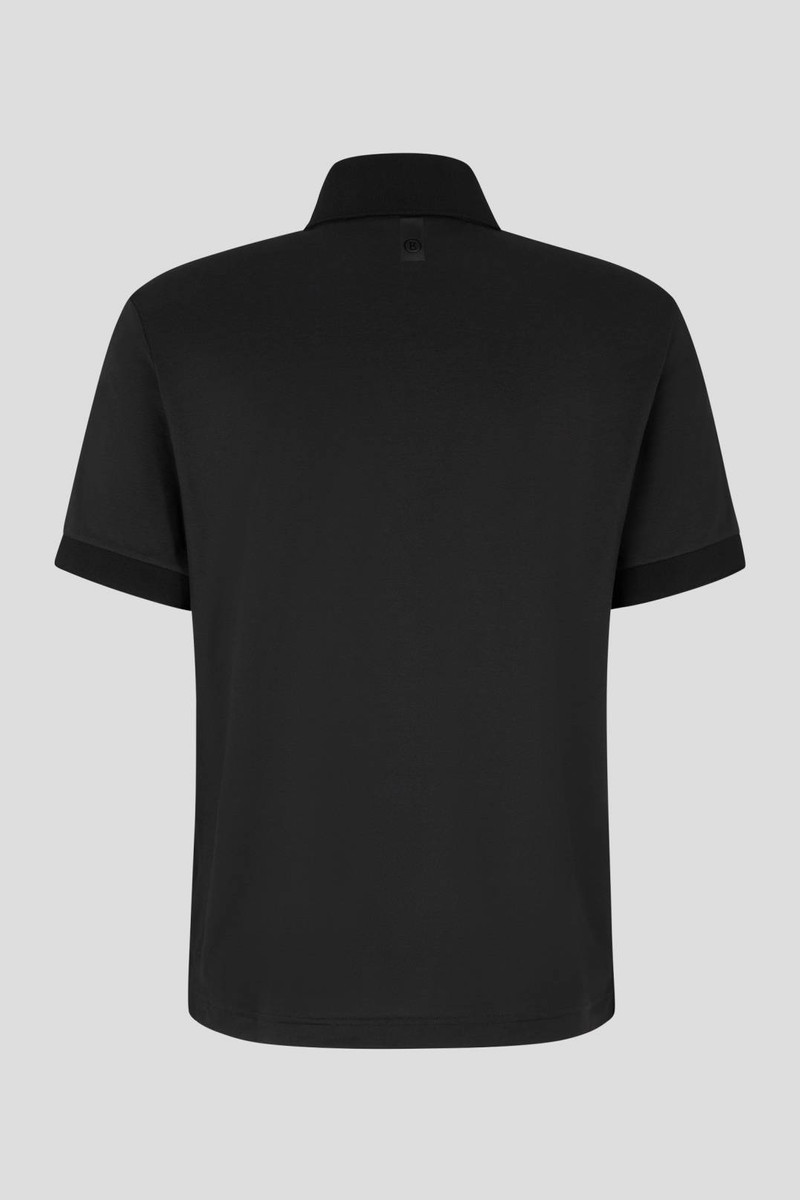 BOGNER NORAN FUNCTIONAL POLO SHIRT IN BLACK outlook
