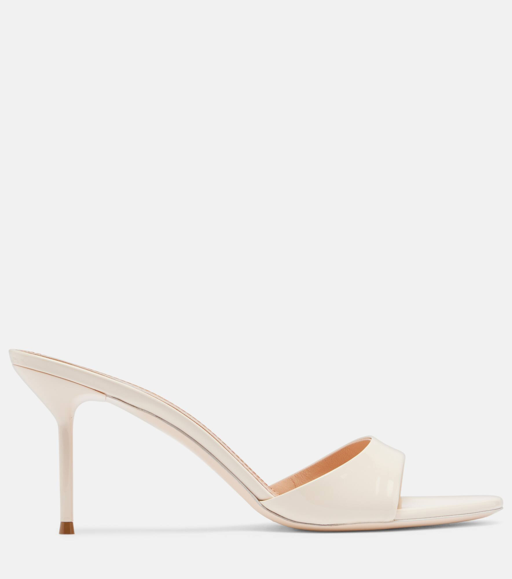 Lidia 70 patent leather mules - 4
