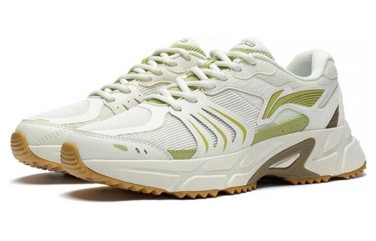 (WMNS) Li-Ning Shiguang 'Beige Green' ARXT006-2 - 3