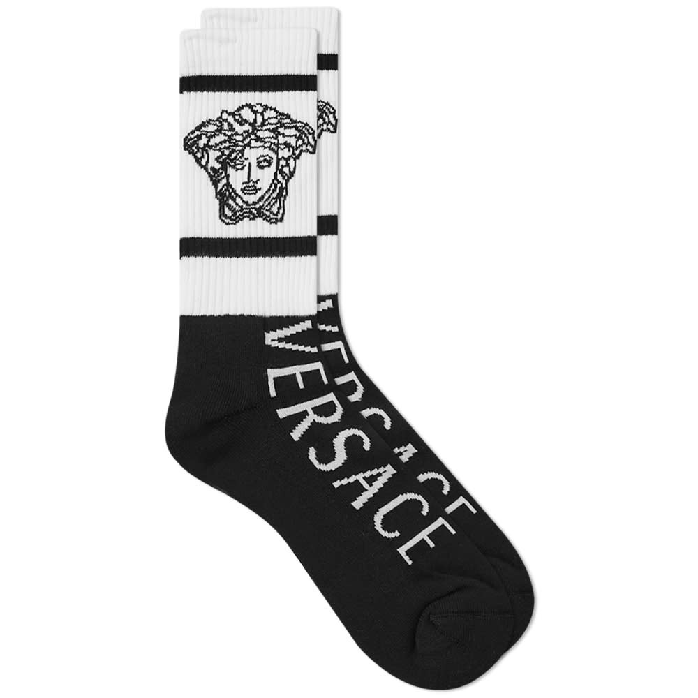 Versace Medusa Logo Sock - 1