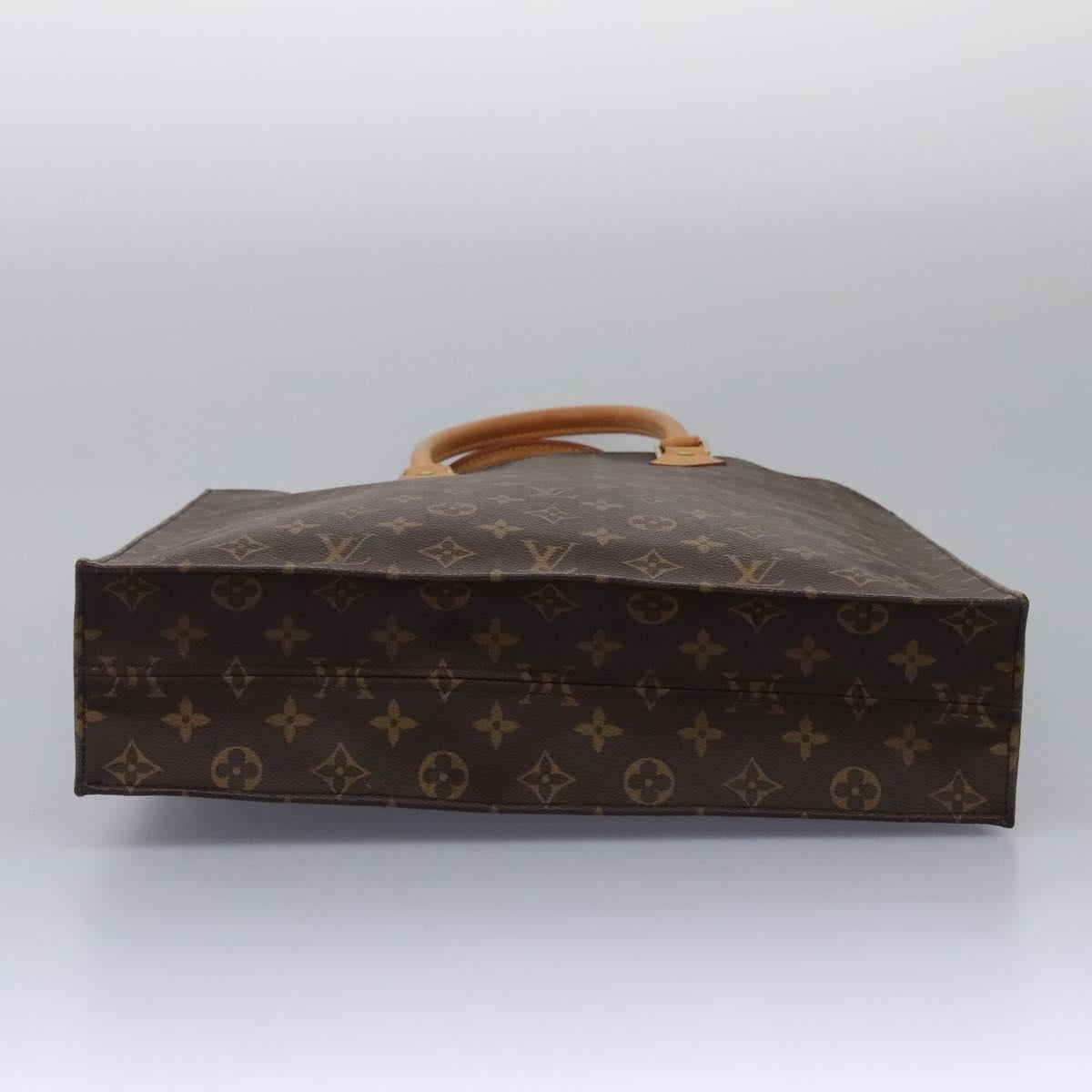 LOUIS VUITTON Monogram Sac Plat Hand Bag M51140 - 5