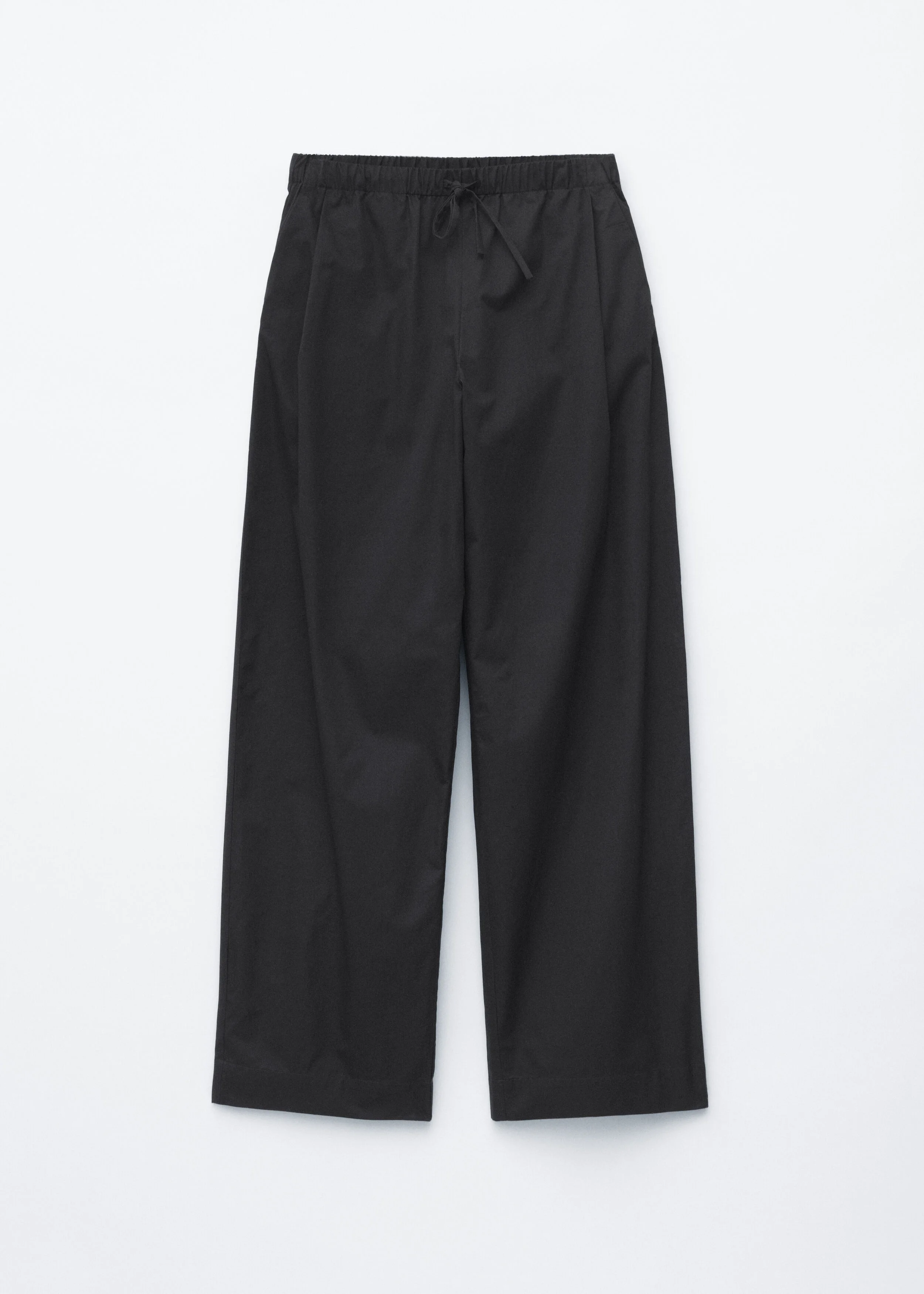 Cotton Twill Drawstring Trousers - 1