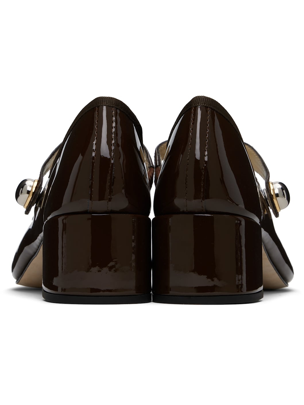 Brown Fabienne Mary Jane Heels - 2