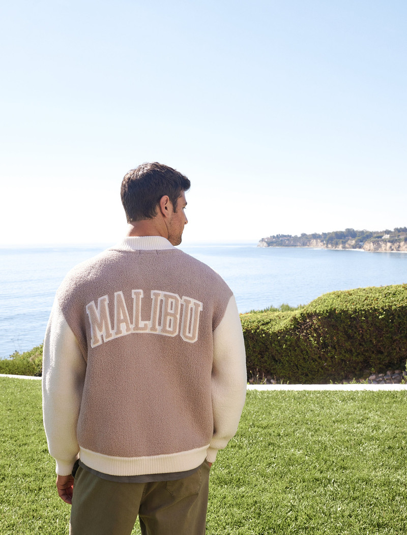 CozyChic® Malibu Varsity Jacket 1