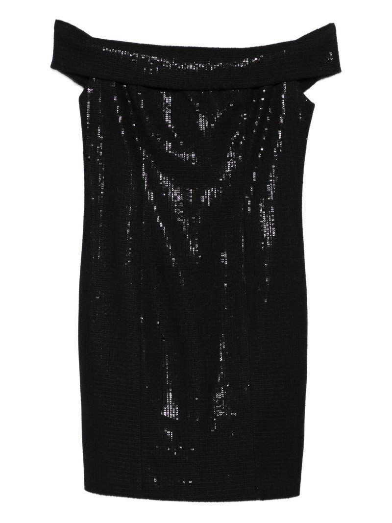 sequin-embellishment mini dress 1