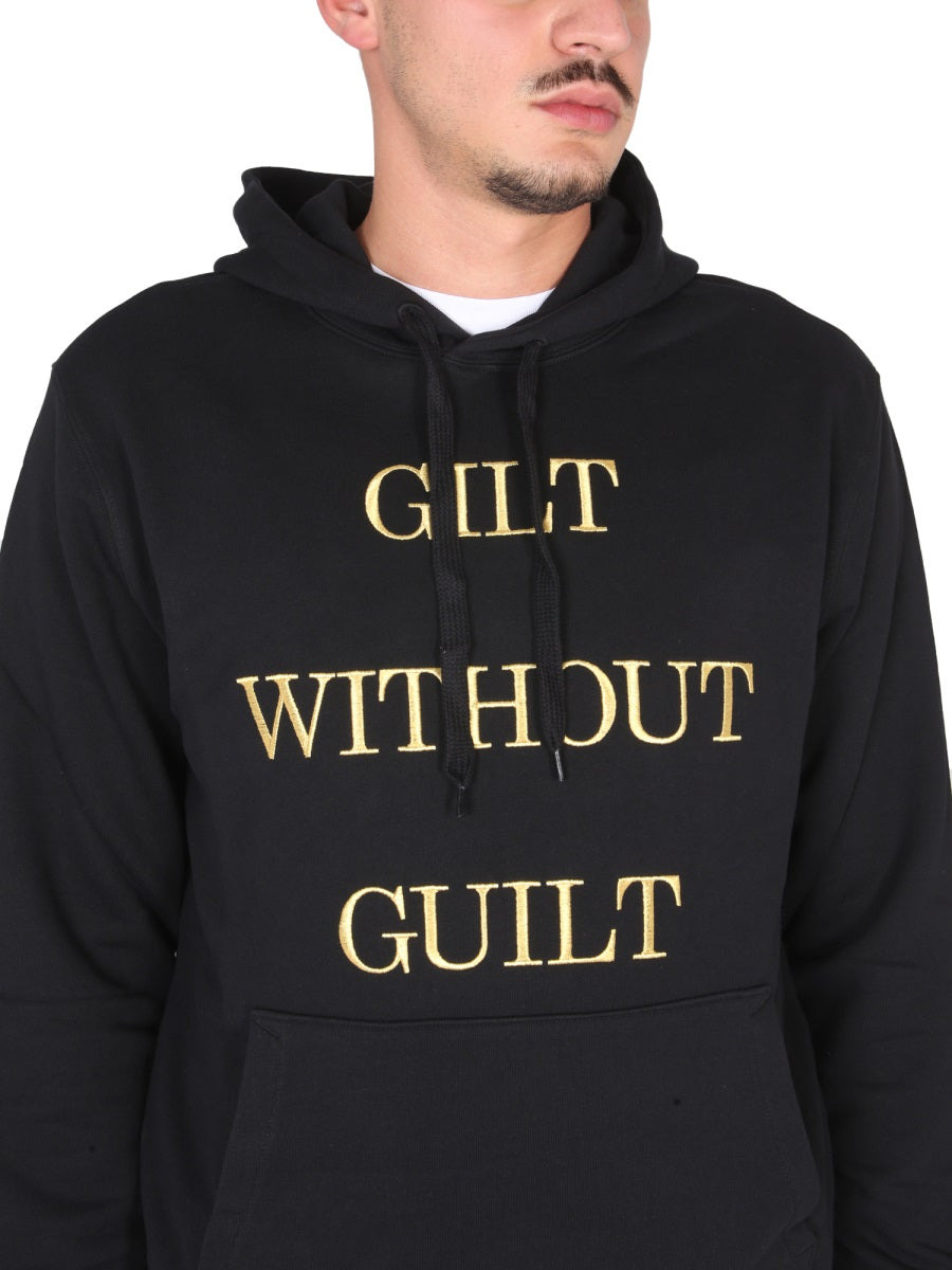 Moschino Men "Guilt Without Guilt" Sweatshirt - 4