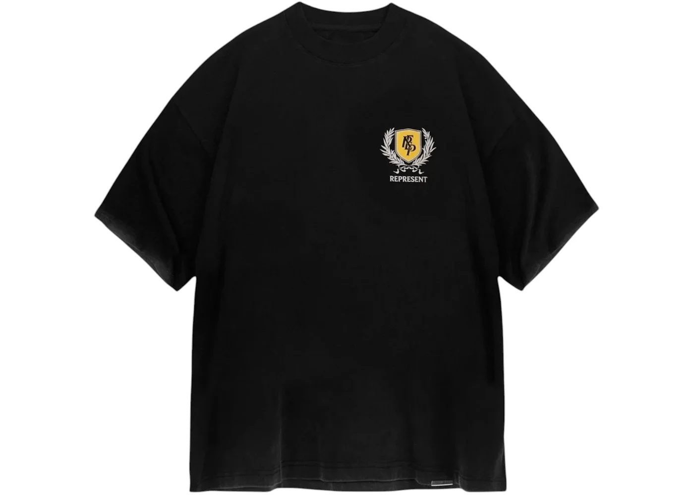 Represent Crest T-shirt Vintage Black - 1
