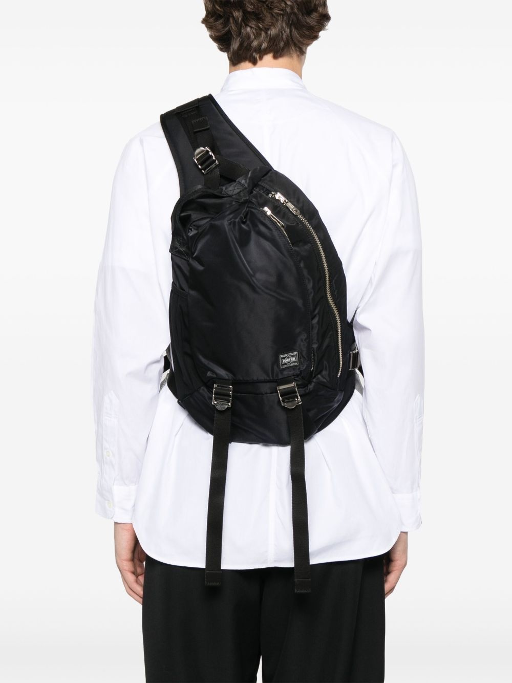 Comme des Garçons Homme x Porter Yoshida buckled backpack | REVERSIBLE