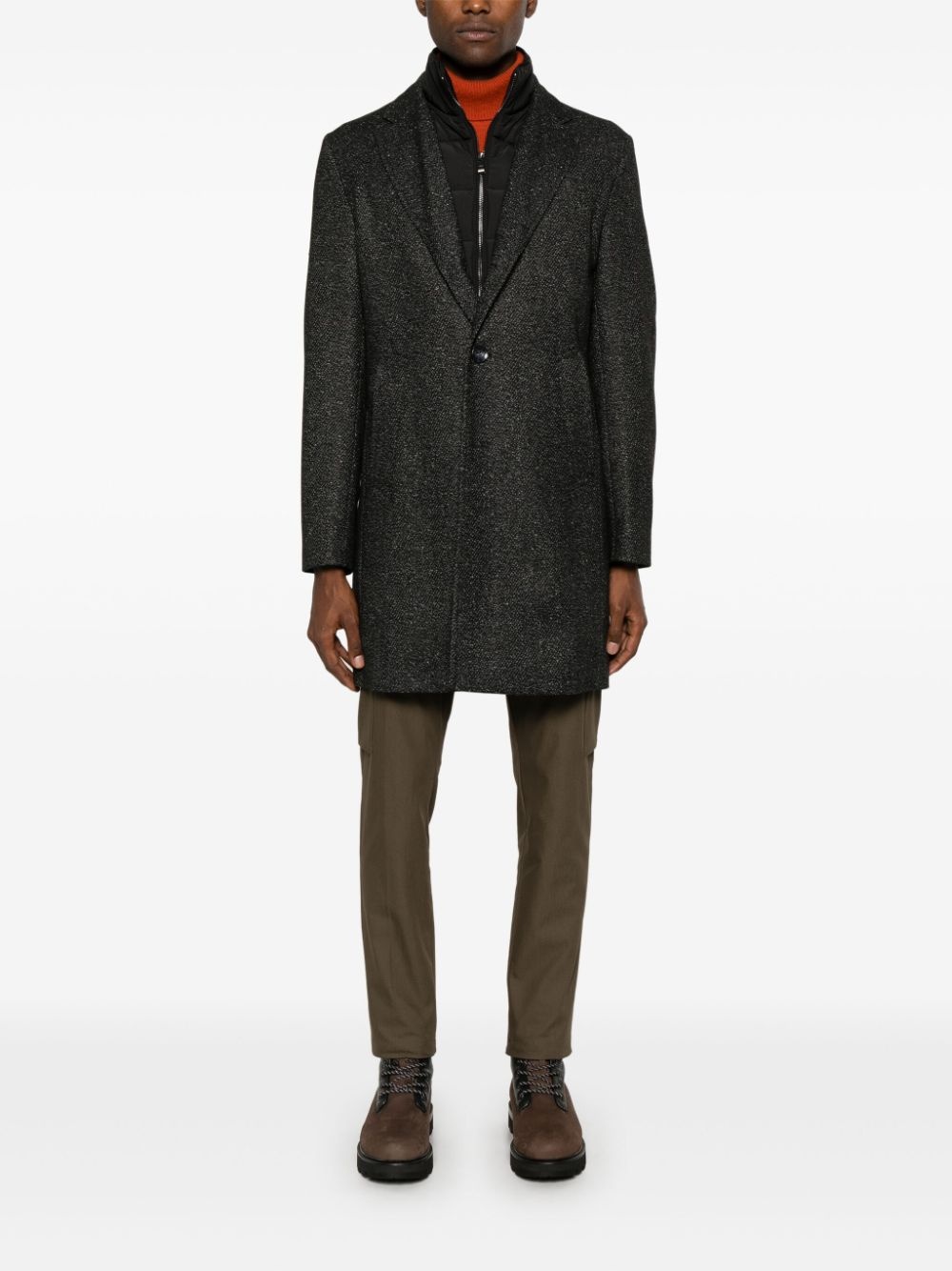 panelled coat - 2
