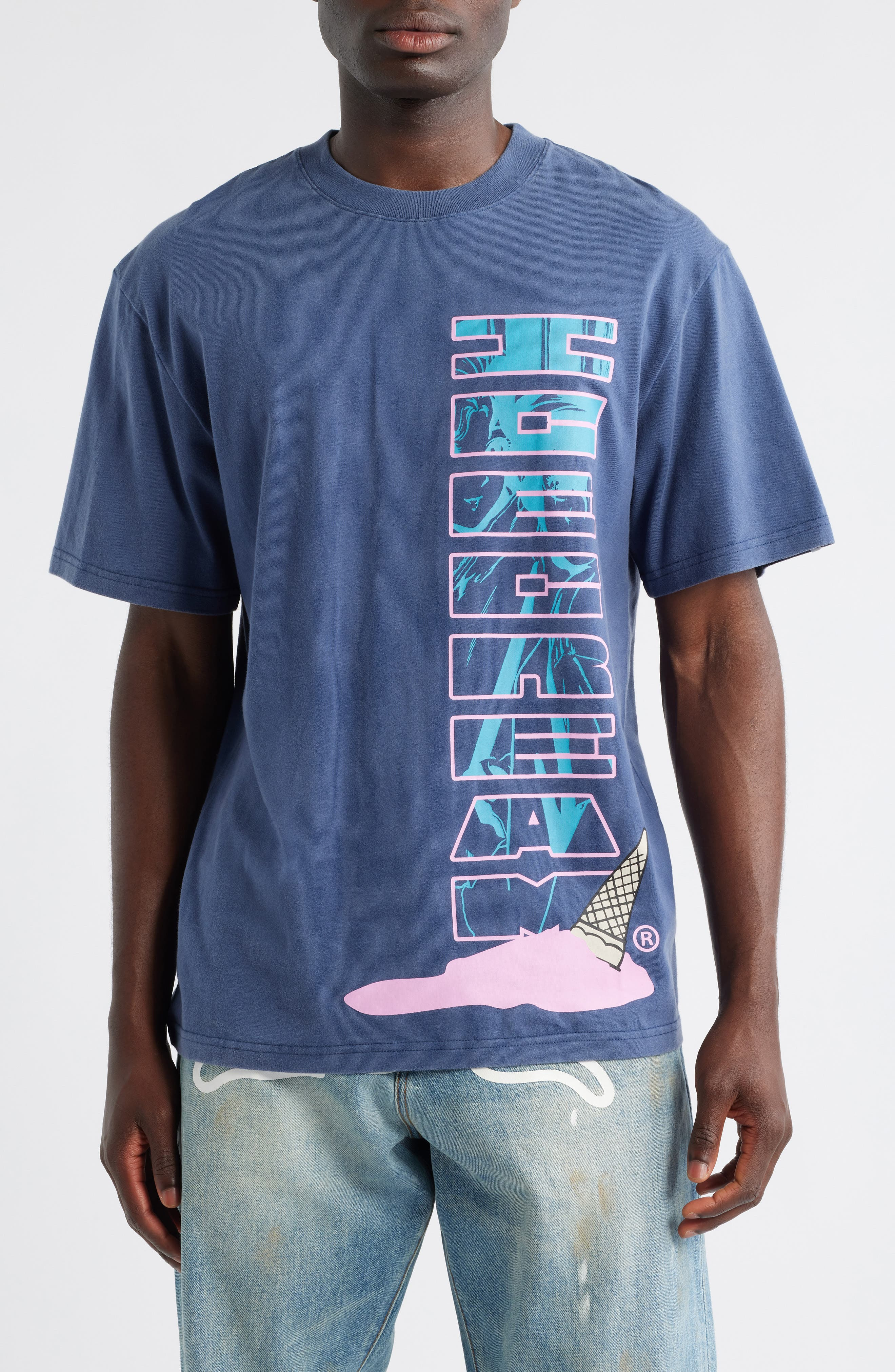 ICECREAM Big Time Oversize Graphic T-Shirt in Sargasso S at Nordstrom - 1