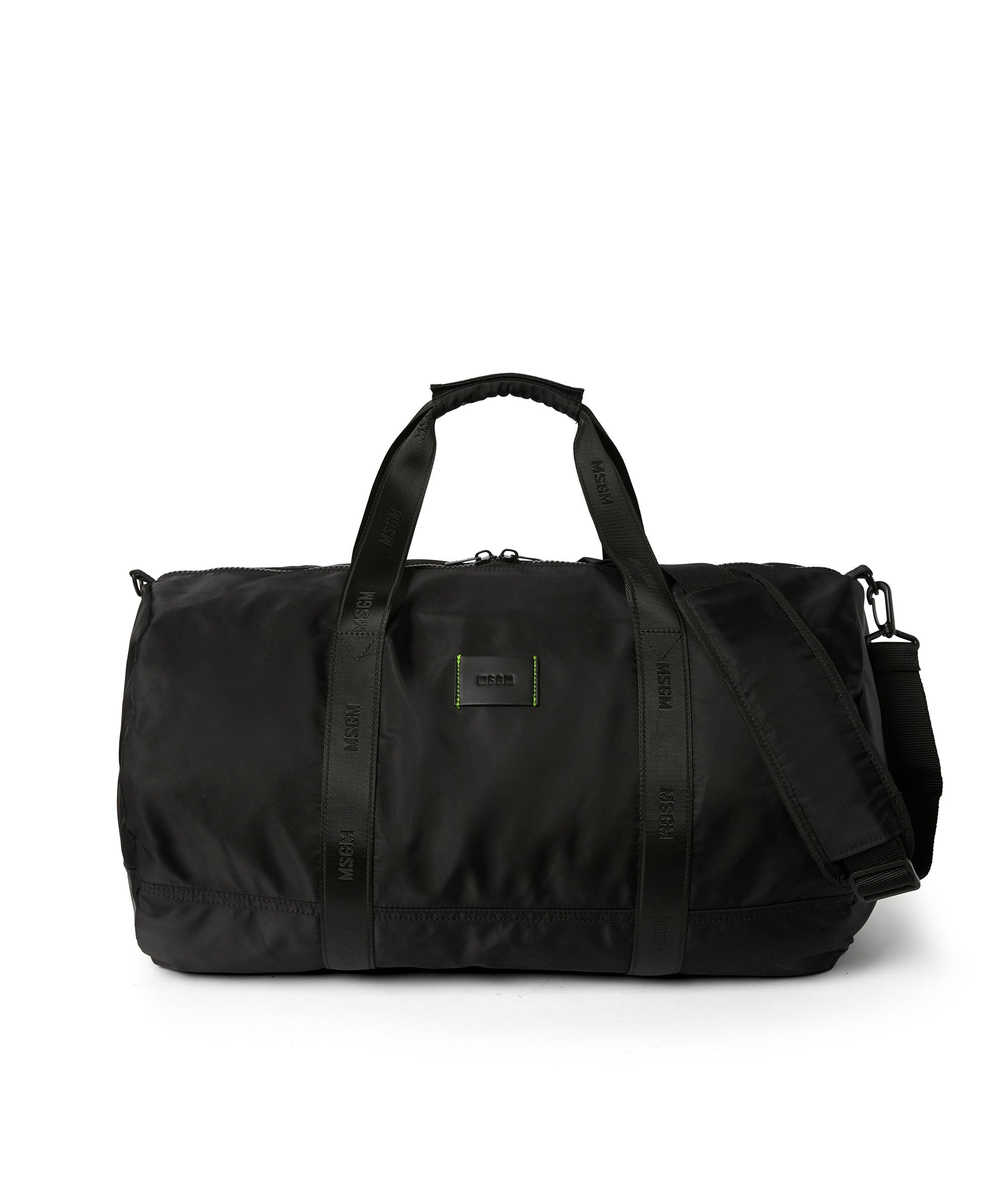 MSGM signature nylon duffle bag - 1