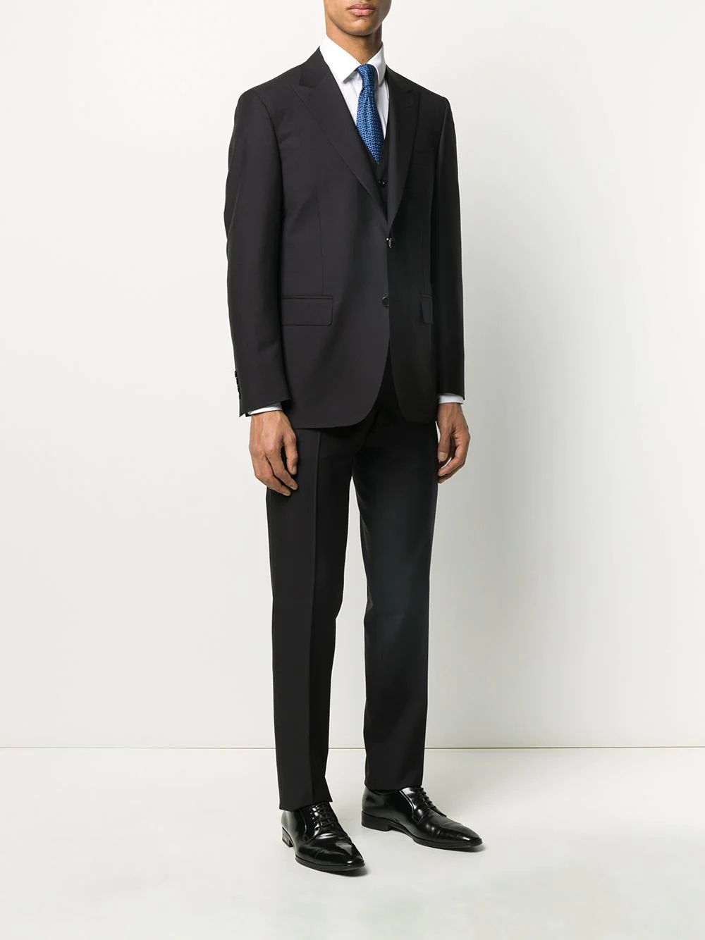 light slim two piece suit - 3