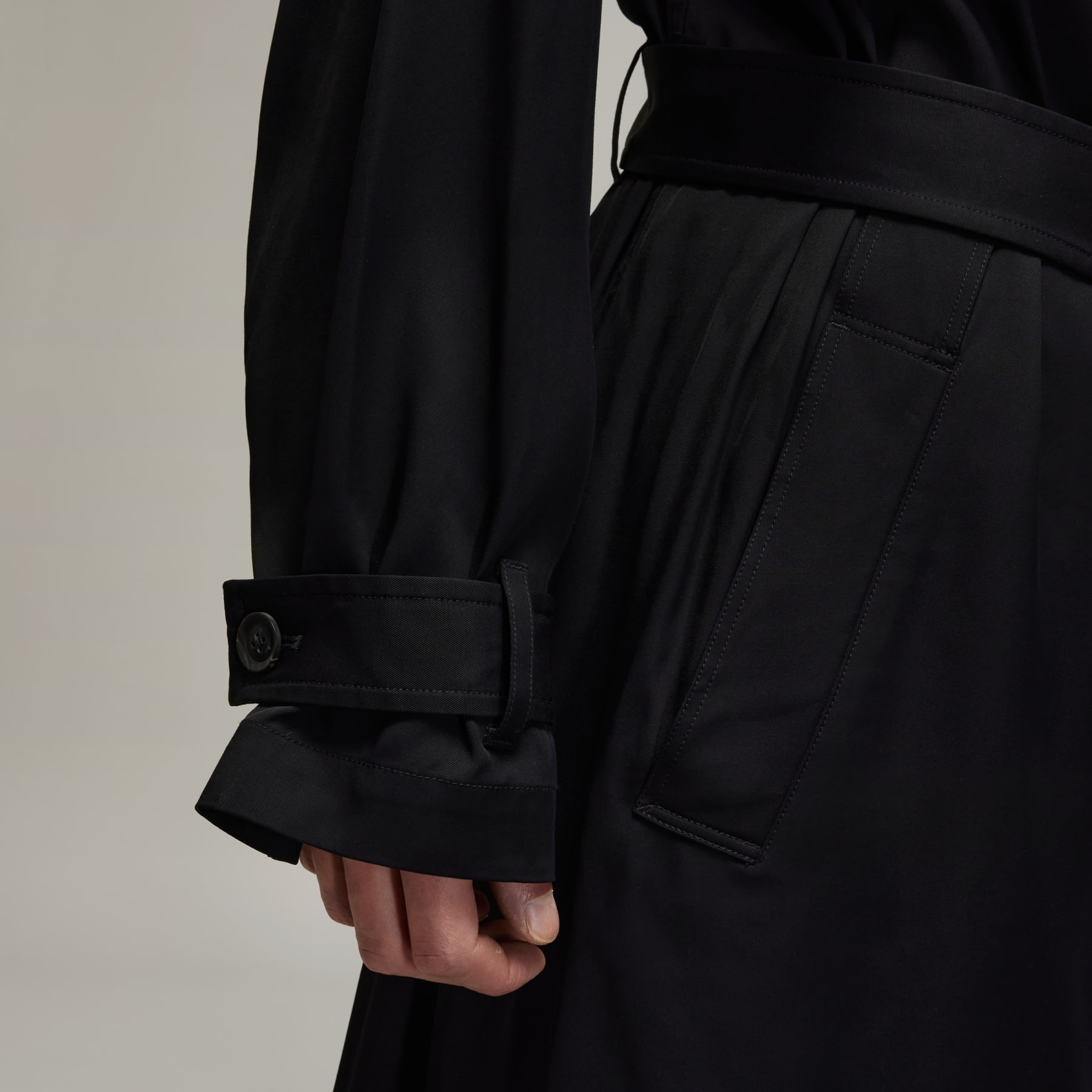 Y-3 Rayon Twill Coat - 7