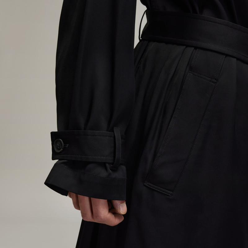 Y-3 Rayon Twill Coat 7