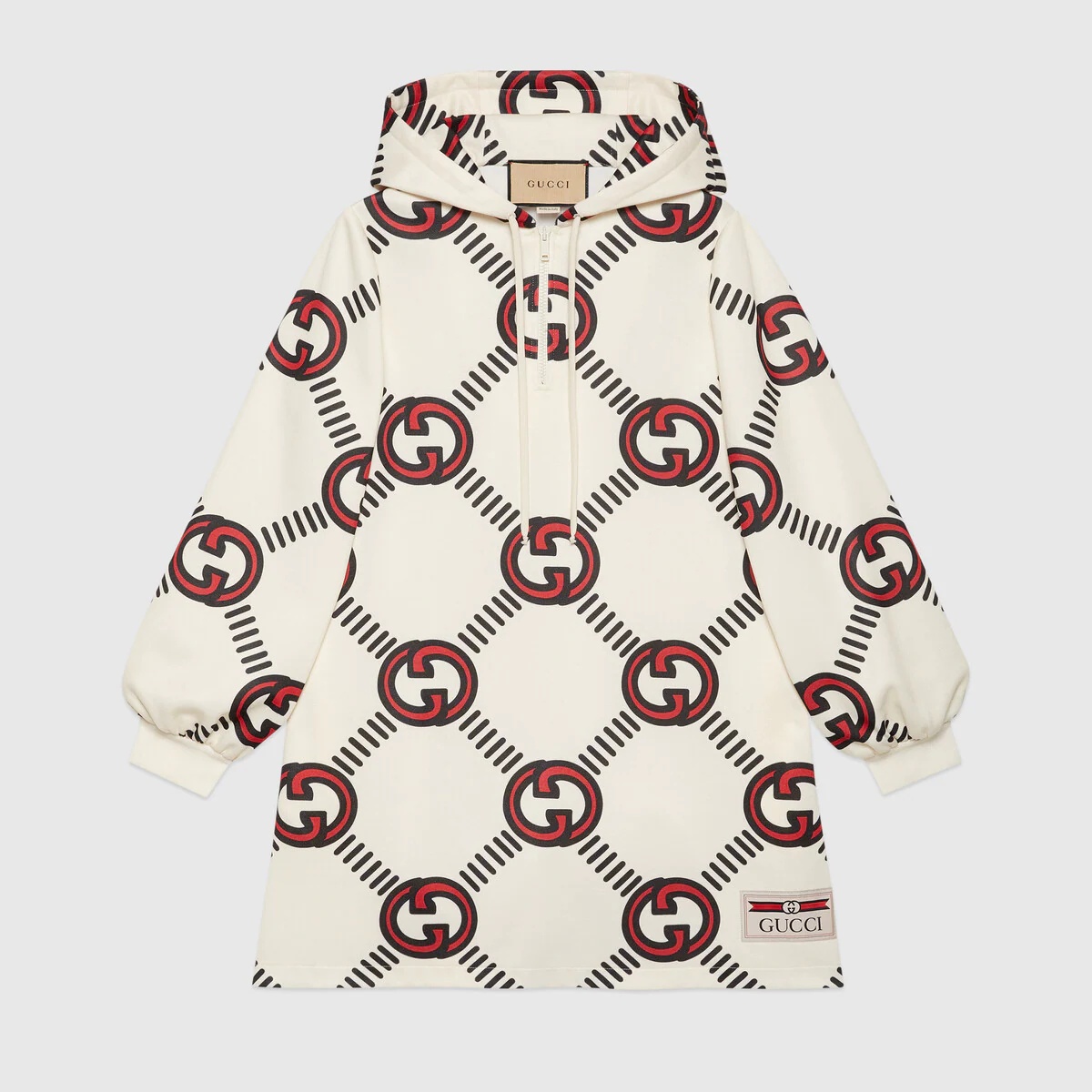 Interlocking G technical jersey dress - 1