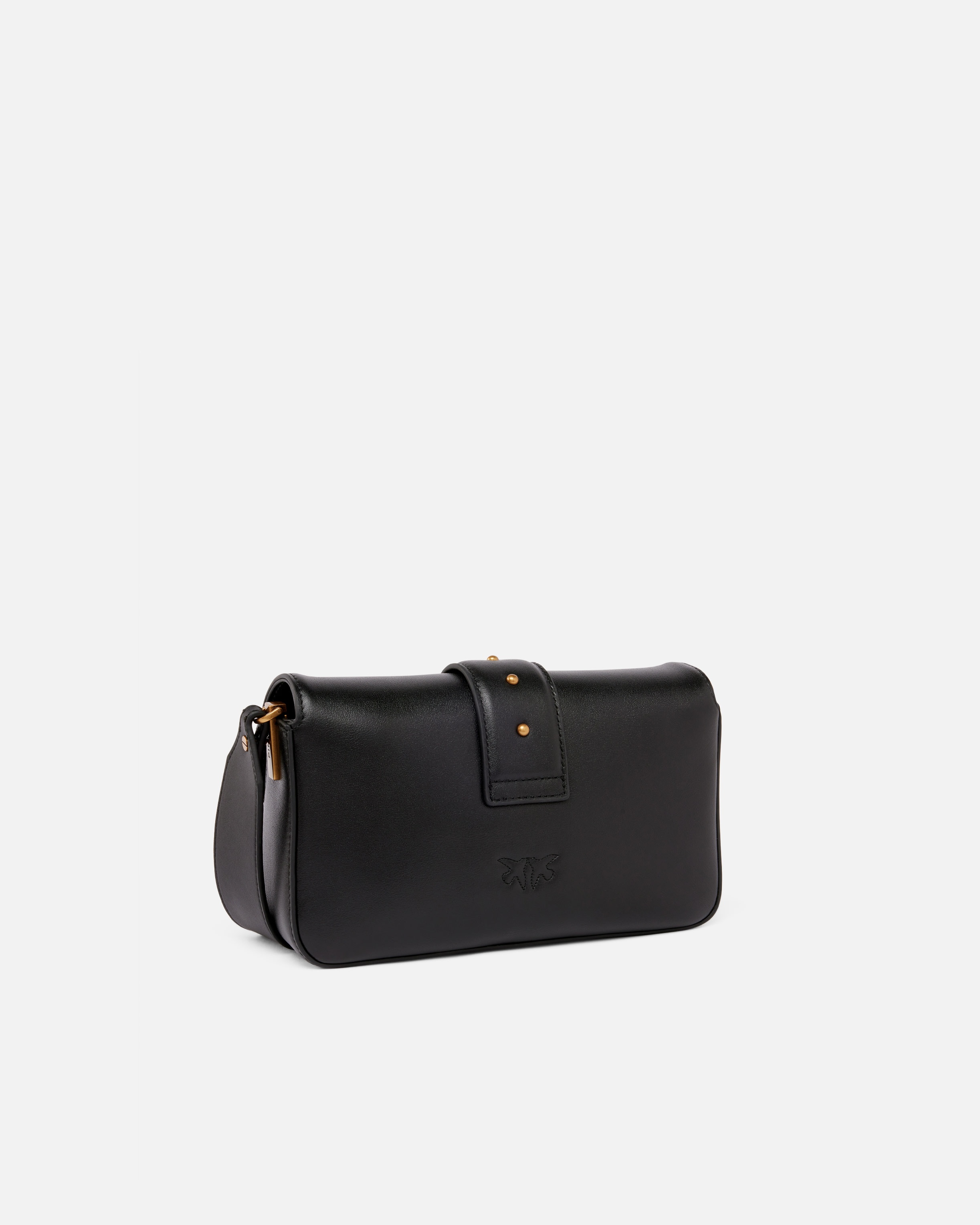 PINKO MINI LOVE BAG SOFT CROSSBODY BAG IN LEATHER | REVERSIBLE