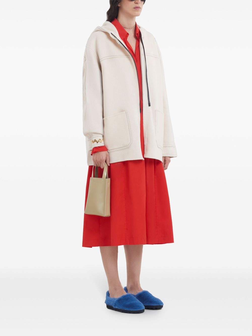 embroidered parka jacket - 2