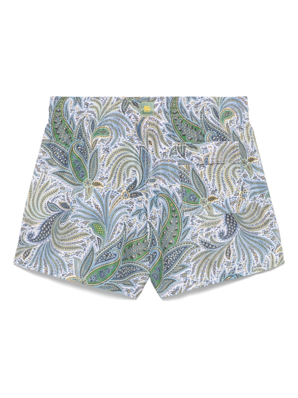 leaf-print swim shorts - 2