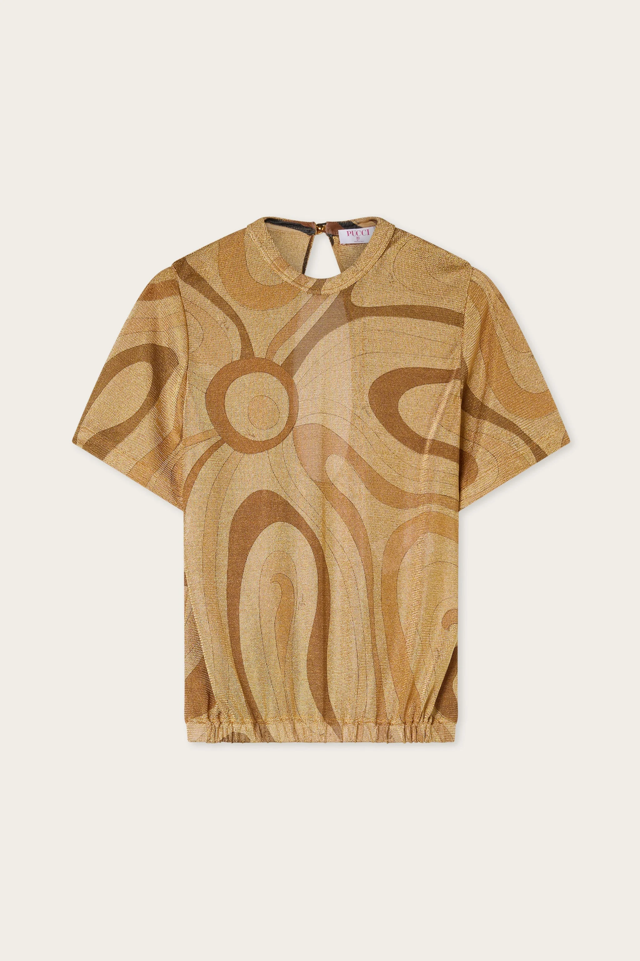 MARMO PRINT LUREX TOP - 1