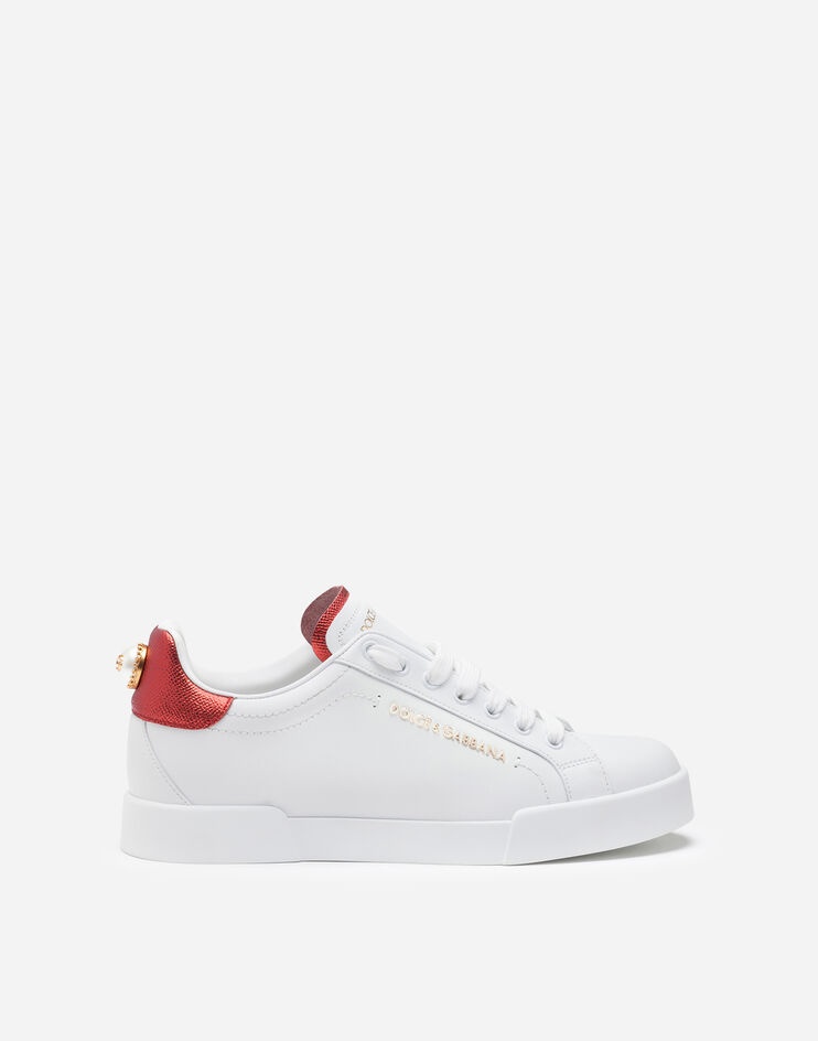 Portofino sneakers in nappa calfskin with lettering - 1