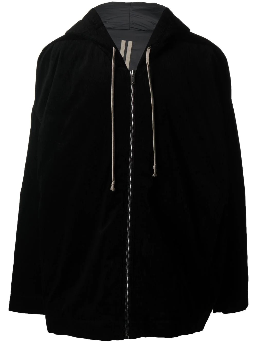 drawstring hoodie jacket - 1