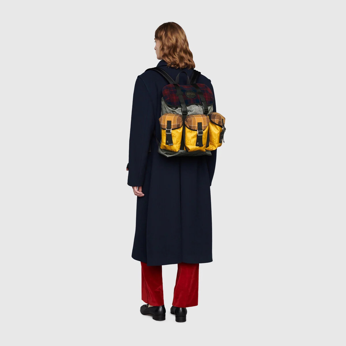 Gucci Off The Grid tartan backpack - 5